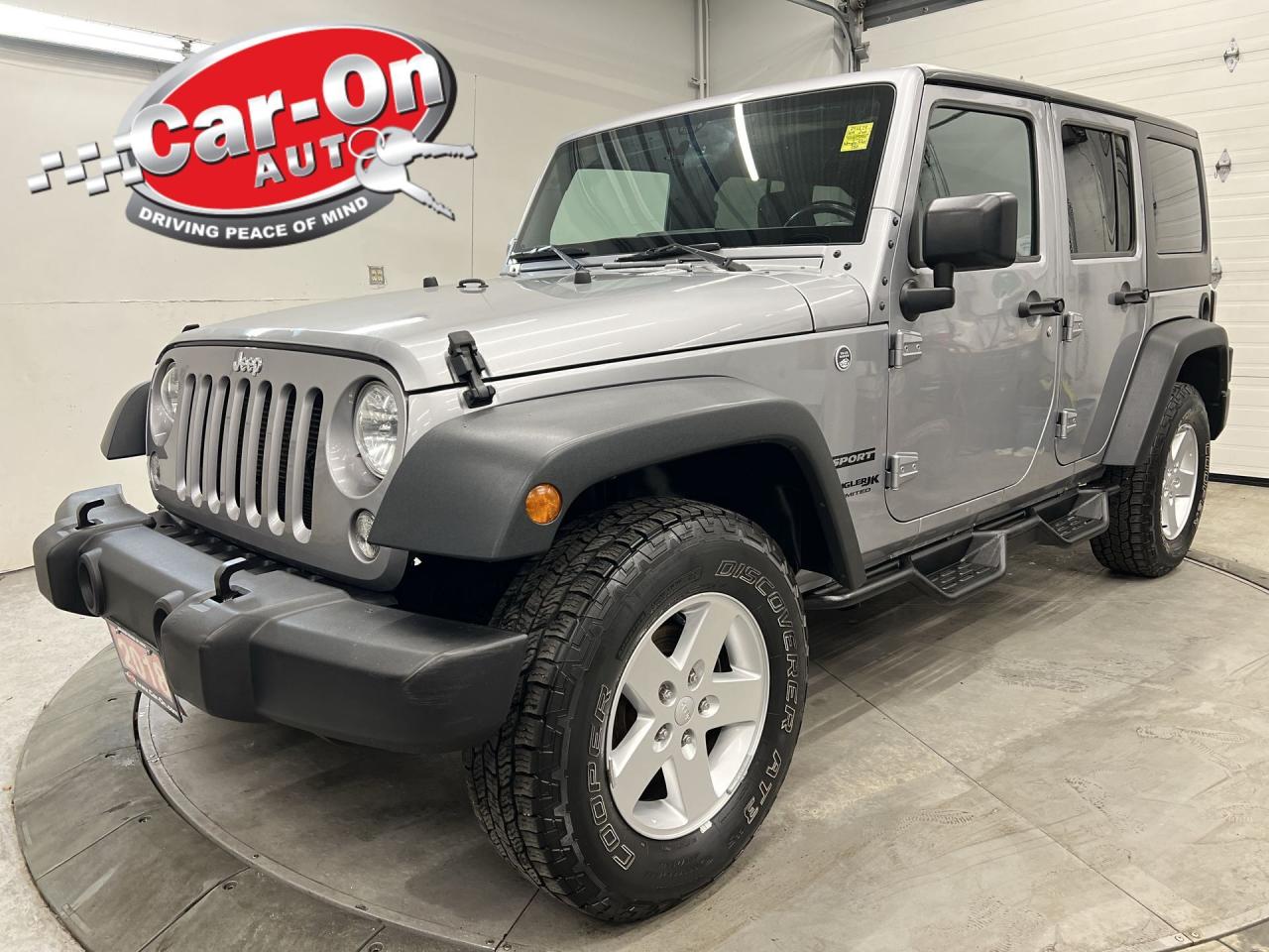 Used 2018 Jeep Wrangler JK Unlimited SPORT S 4x4 | HARD TOP | 4-DOOR | ALLOYS | A/C for sale in Ottawa, ON