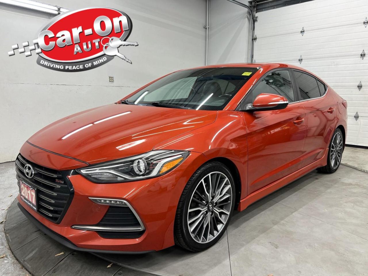 Used 2017 Hyundai Elantra SPORT | 201HP | LEATHER | SUNROOF | CARPLAY/AUTO for sale in Ottawa, ON