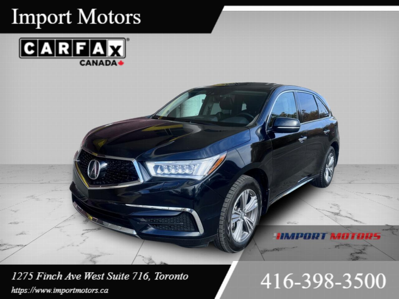 Used 2020 Acura MDX A-Spec SH-AWD LEATHER SUNROOF BACKUP CAMERA for sale in North York, ON