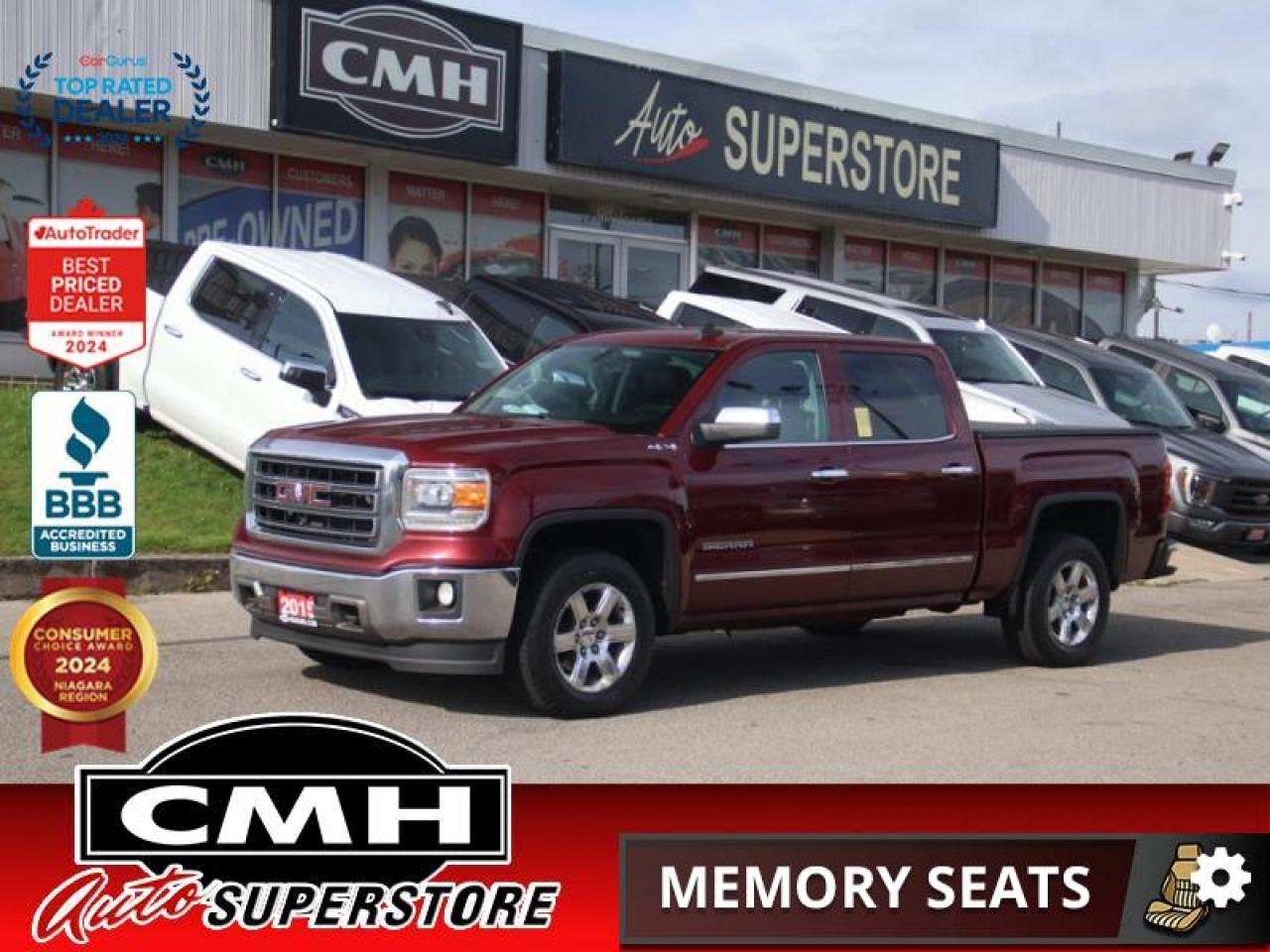 Used 2015 GMC Sierra 1500 SLT  NAV LEATH HTD-SEATS REM-START for sale in St. Catharines, ON