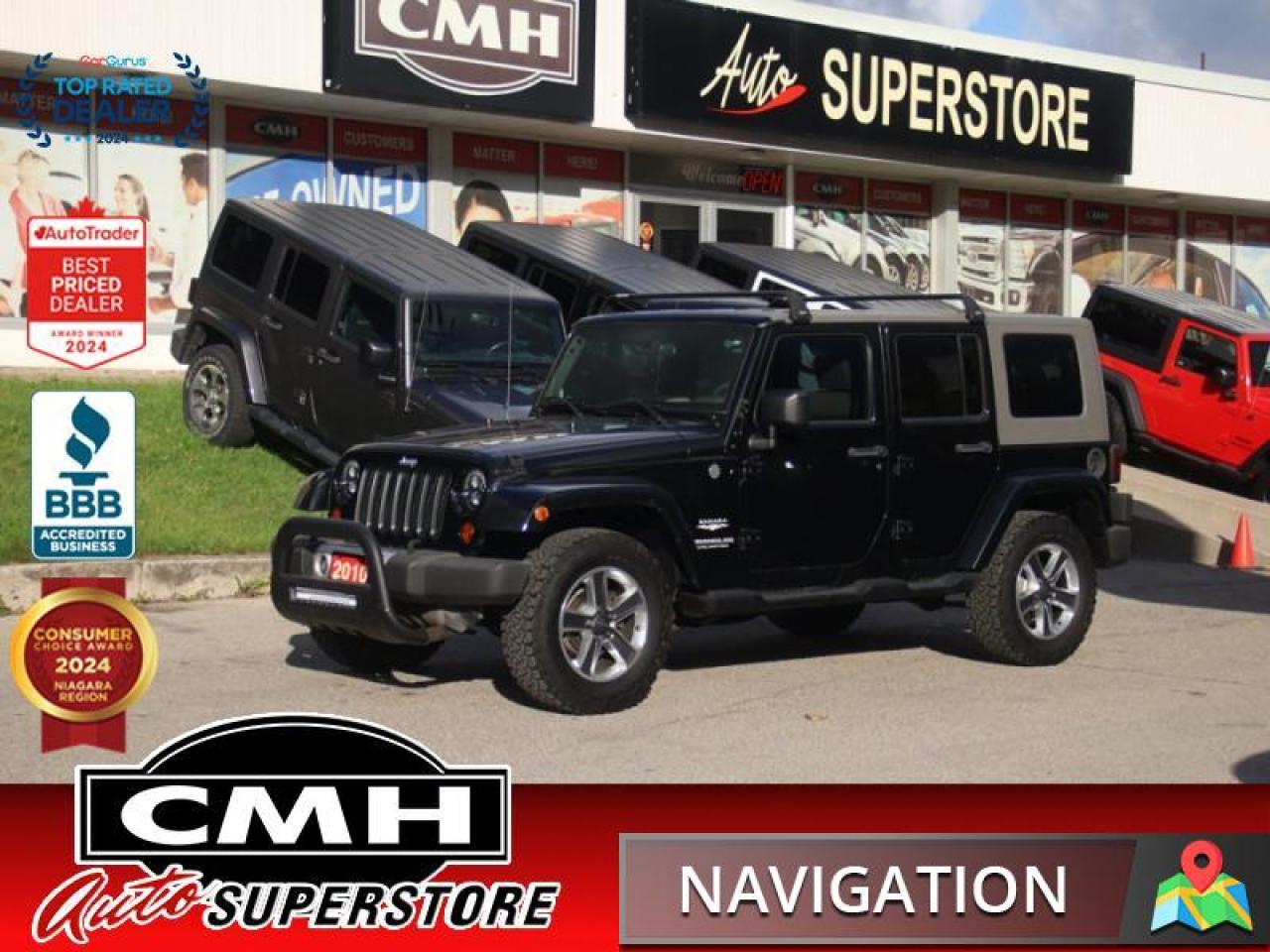 Used 2010 Jeep Wrangler Unlimited Unlimited Sahara  NAV BLUETOOTH REM-START for sale in St. Catharines, ON