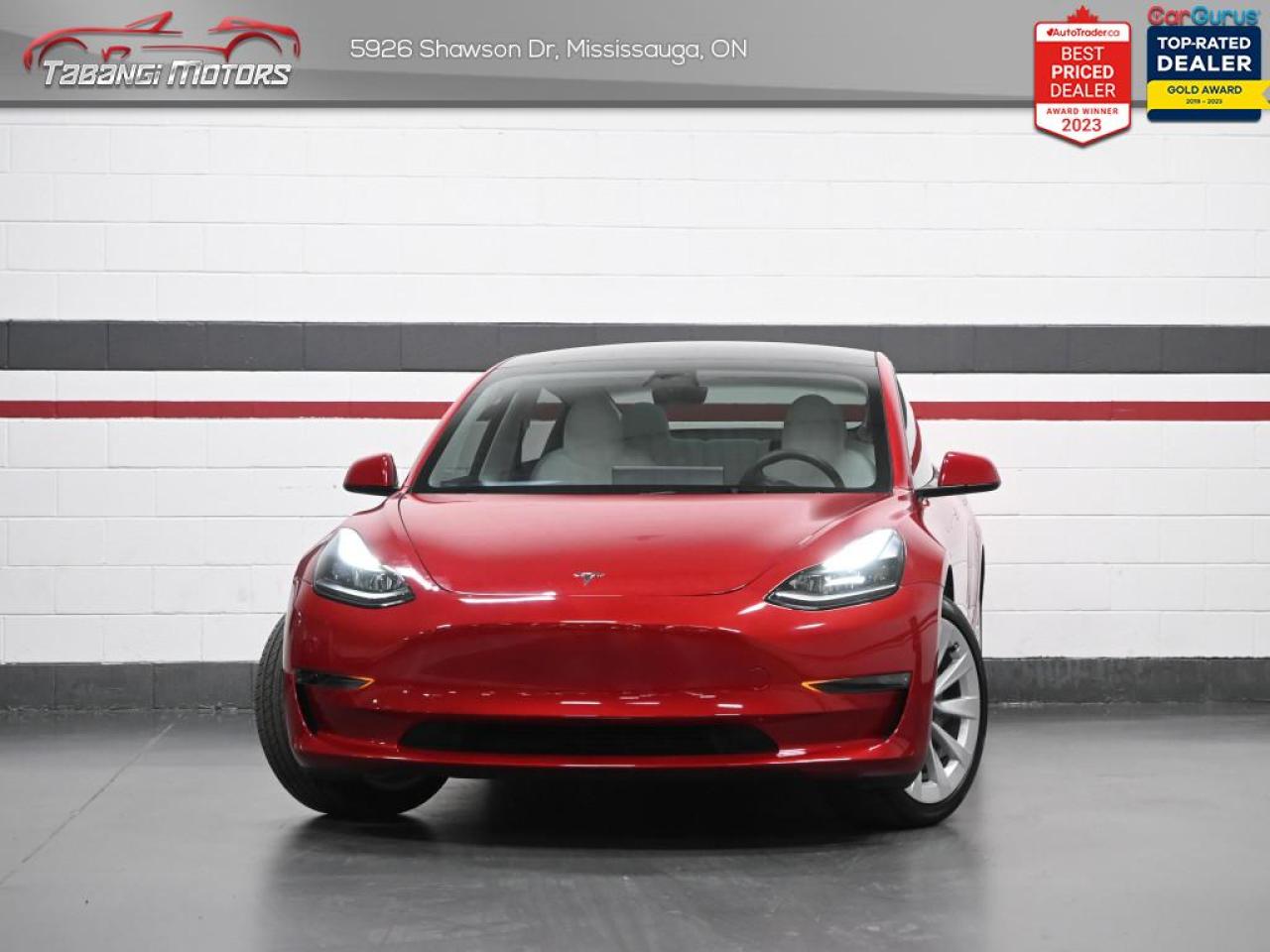 Used 2023 Tesla Model 3 Standard Range Plus  No Accident White Leather Autopilot Navigation Glass Roof for sale in Mississauga, ON