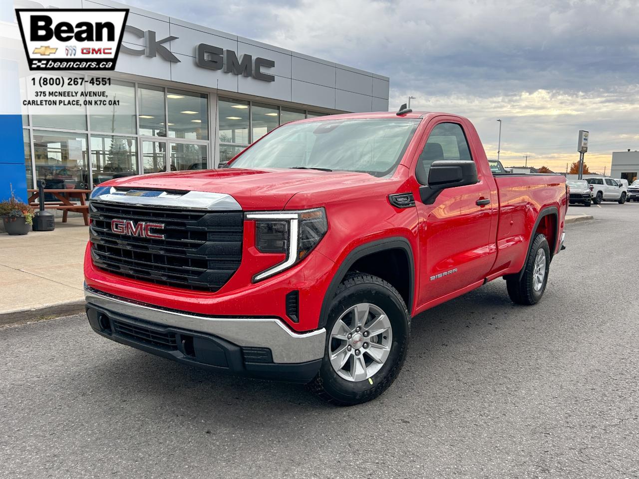 New 2025 GMC Sierra 1500 Pro 2.7L 4CYL WITH REMOTE ENTRY, HITCH GUIDANCE, HD REAR VISION CAMERA, CRUISE CONTROL for sale in Carleton Place, ON