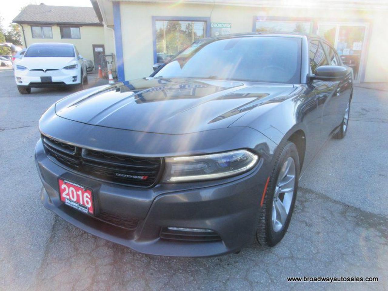 Used 2016 Dodge Charger FUN-TO-DRIVE SXT-MODEL 5 PASSENGER 3.6L - V6.. HEATED SEATS.. POWER SUNROOF.. BLUETOOTH SYSTEM.. KEYLESS ENTRY.. for sale in Bradford, ON