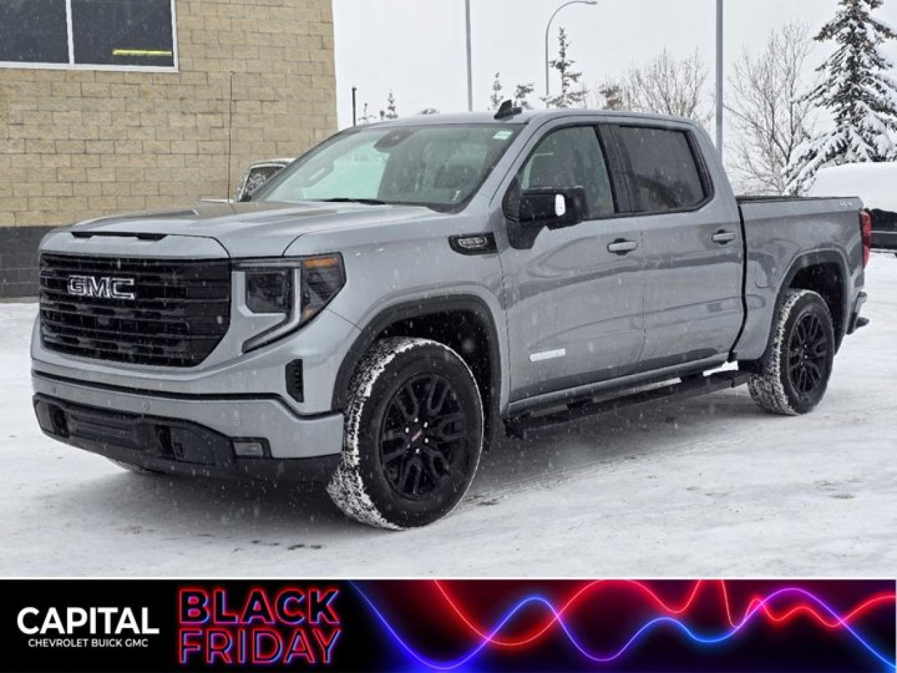 This GMC Sierra 1500 boasts a Gas V8 5.3L/325 engine powering this Automatic transmission. ENGINE, 5.3L ECOTEC3 V8 (355 hp [265 kW] @ 5600 rpm, 383 lb-ft of torque [518 Nm] @ 4100 rpm); featuring Dynamic Fuel Management, Wireless, Apple CarPlay / Wireless Android Auto, Windows, power rear, express down.*This GMC Sierra 1500 Comes Equipped with These Options *Windows, power front, drivers express up/down, Window, power front, passenger express down, Wi-Fi Hotspot capable (Terms and limitations apply. See onstar.ca or dealer for details.), Wheels, 20 x 9 (50.8 cm x 22.9 cm) 6-spoke High gloss Black painted aluminum, Wheel, 17 x 8 (43.2 cm x 20.3 cm) full-size, steel spare, USB Ports, 2, Charge/Data ports located on instrument panel, USB ports, (2) charge-only, rear, Transmission, 8-speed automatic, (Column shifter) electronically controlled with overdrive and tow/haul mode. Includes Cruise Grade Braking and Powertrain Grade Braking (Standard and only available with (L3B) 2.7L TurboMax engine.), Transfer case, single speed, electronic Autotrac with push button control (4WD models only), Trailer brake controller, integrated.* Stop By Today *Live a little- stop by Capital Chevrolet Buick GMC Inc. located at 13103 Lake Fraser Drive SE, Calgary, AB T2J 3H5 to make this car yours today!