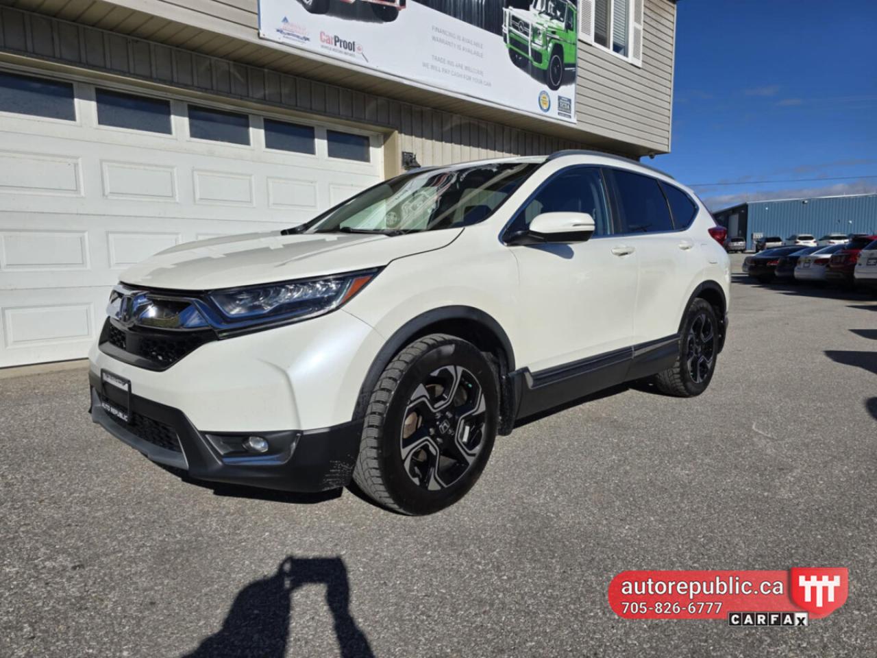 Used 2017 Honda CR-V Touring AWD Loaded Certified Extended Warranty for sale in Orillia, ON