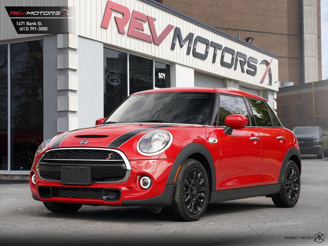 2020 Mini Cooper S Hardtop | Heated Seats | Panoramic Sunroof | Rearview Camera<br/>  <br/> Red Exterior | Black Leather Interior | Alloy Wheels | Keyless Entry | Voice Control | Bluetooth Connection | Cruise Control | Front Heated Seats | Push Button Start | Drive Mode Select | Panoramic Sunroof | Rearview Camera | Power Seats and Windows and much more. <br/> <br/>  <br/> Brand New Brakes All Around! <br/> <br/>  <br/> Unleash Fun with the 2020 Mini Cooper S Hardtop! <br/> Discover the perfect blend of iconic design, peppy performance, and modern features with the 2020 Mini Cooper S Hardtop. This little dynamo is packed with big surprises, ensuring every drive is a thrilling adventure. <br/> <br/>  <br/> Key Features: <br/> Engine: 2.0L TwinPower Turbo 4-cylinder delivering 189 horsepower and 207 lb-ft of torque <br/> <br/>  <br/> Transmission: 7-Speed Dual Clutch Automatic with sport and manual shift modes <br/> <br/>  <br/> Interior: Heated front seats with three-level temperature settings, premium leather upholstery with contrast stitching, and customizable ambient lighting with a choice of 12 colors <br/> <br/>  <br/> Sunroof: Dual-pane panoramic sunroof with power sunshade, providing a wide-open view and plenty of natural light <br/> <br/>  <br/> Technology: 6.5-inch touchscreen infotainment system with MINI Connected, Apple CarPlay integration, Bluetooth connectivity, voice-activated navigation, and a Harman Kardon premium audio system with 12 speakers <br/> <br/>  <br/> Safety: Rearview camera with dynamic guidelines, Forward Collision Warning with pedestrian detection, Automatic Emergency Braking, and Adaptive Cruise Control with Stop & Go functionality <br/> <br/>  <br/> Convenience: Keyless entry with Comfort Access, push-button start, split-folding rear seats for versatile cargo space, and a spacious cargo area with an adjustable load floor <br/> <br/>  <br/> This vehicle has travelled 21,800Kms. <br/> <br/>  <br/> *** NO additional fees except for taxes and licensing! *** <br/> <br/>  <br/> *** 100-point inspection on all our vehicles & always detailed inside and out *** <br/> <br/>  <br/> RevMotors is at your service to ensure you find the right car for YOU. Even if we do not have it in our inventory, we are more than happy to find you the vehicle that you are looking for. Give us a call at 613-791-3000 or visit us online at www.revmotors.ca <br/> <br/>  <br/> a nous donnera du plaisir de vous servir en Franais aussi! <br/> <br/>  <br/> CERTIFICATION * All our vehicles are sold Certified and E-Tested for the province of Ontario (Quebec Safety Available, additional charges may apply) <br/> FINANCING AVAILABLE * RevMotors offers competitive finance rates through many of the major banks. Should you feel like youve had credit issues in the past, we have various financing solutions to get you on the road.  We accept No Credit - New Credit - Bad Credit - Bankruptcy - Students and more!! <br/> EXTENDED WARRANTY * For your peace of mind, if one of our used vehicles is no longer covered under the manufacturers warranty, RevMotors will provide you with a 6 month / 6000KMS Limited Powertrain Warranty. You always have the options to upgrade to more comprehensive coverage as well. Well be more than happy to review the options and chose the coverage thats right for you! <br/> TRADES * Do you have a Trade-in? We offer competitive trade in offers for your current vehicle! <br/> SHIPPING * We can ship anywhere across Canada. Give us a call for a quote and we will be happy to help! <br/> <br/>  <br/> Buy with confidence knowing that we always have your best interests in mind! <br/>