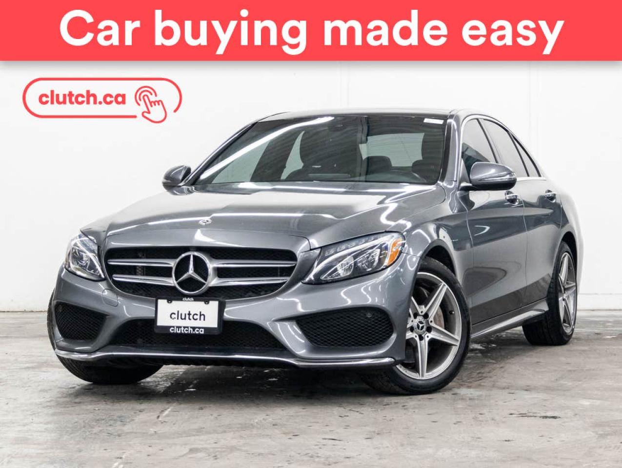 Used 2018 Mercedes-Benz C-Class C 300 4Matic AWD  w/ Nav, Dual Zone A/C, Rearview Cam for sale in Toronto, ON