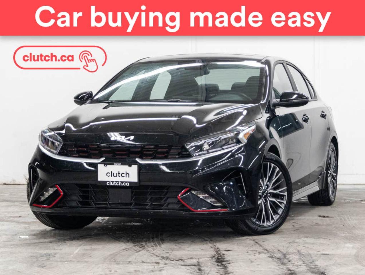 Used 2024 Kia Forte GT-Line w/ Apple CarPlay & Android Auto, Heated Steering Wheel, Heated Front Seats for sale in Toronto, ON