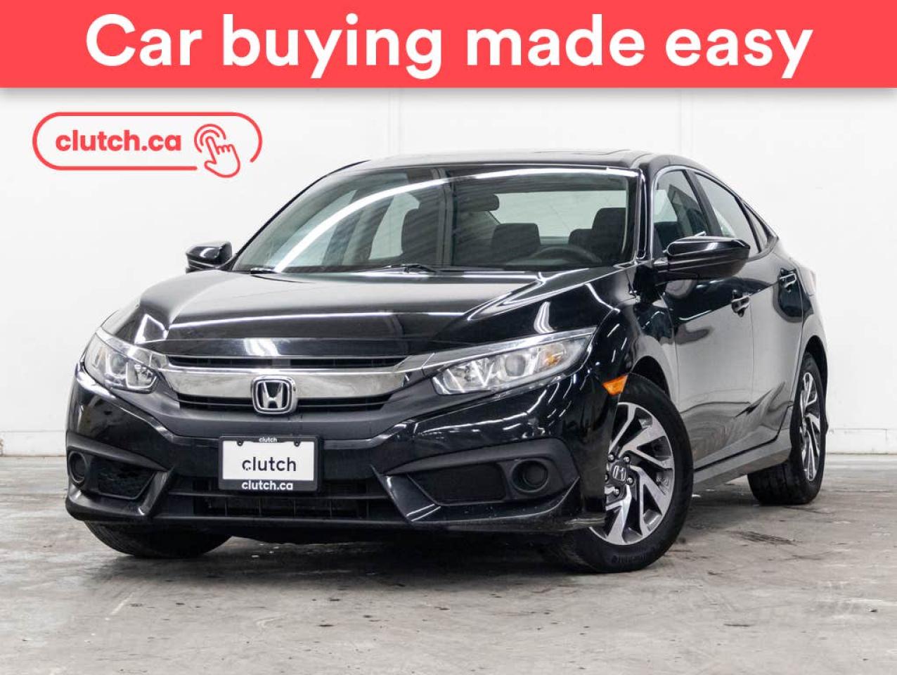 Used 2017 Honda Civic Sedan EX w/ Apple CarPlay & Android Auto, Power Moonroof, Dual-Zone A/C for sale in Toronto, ON