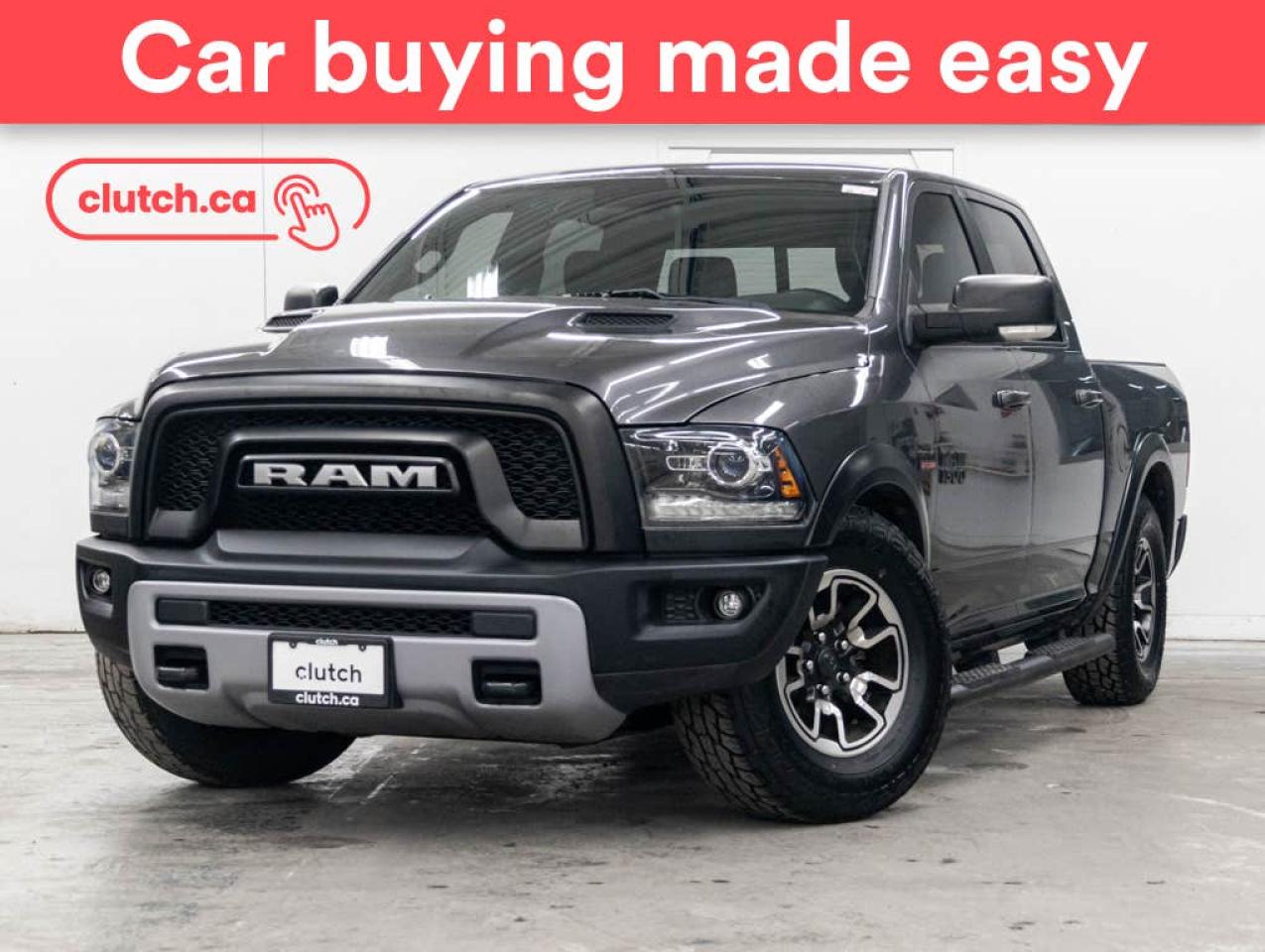 Used 2017 RAM 1500 Rebel Crew Cab 4X4 w/ Uconnect, Dual Zone A/C, Rearview Cam for sale in Toronto, ON