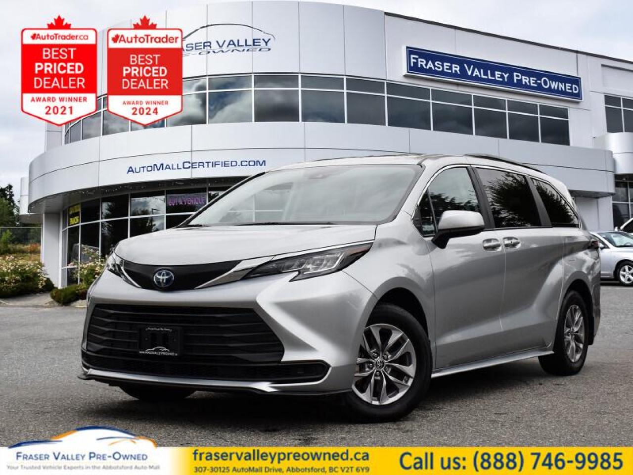 Used 2023 Toyota Sienna LE 8-Passenger  - Hybrid -  Heated Seats - $195.97 for sale in Abbotsford, BC