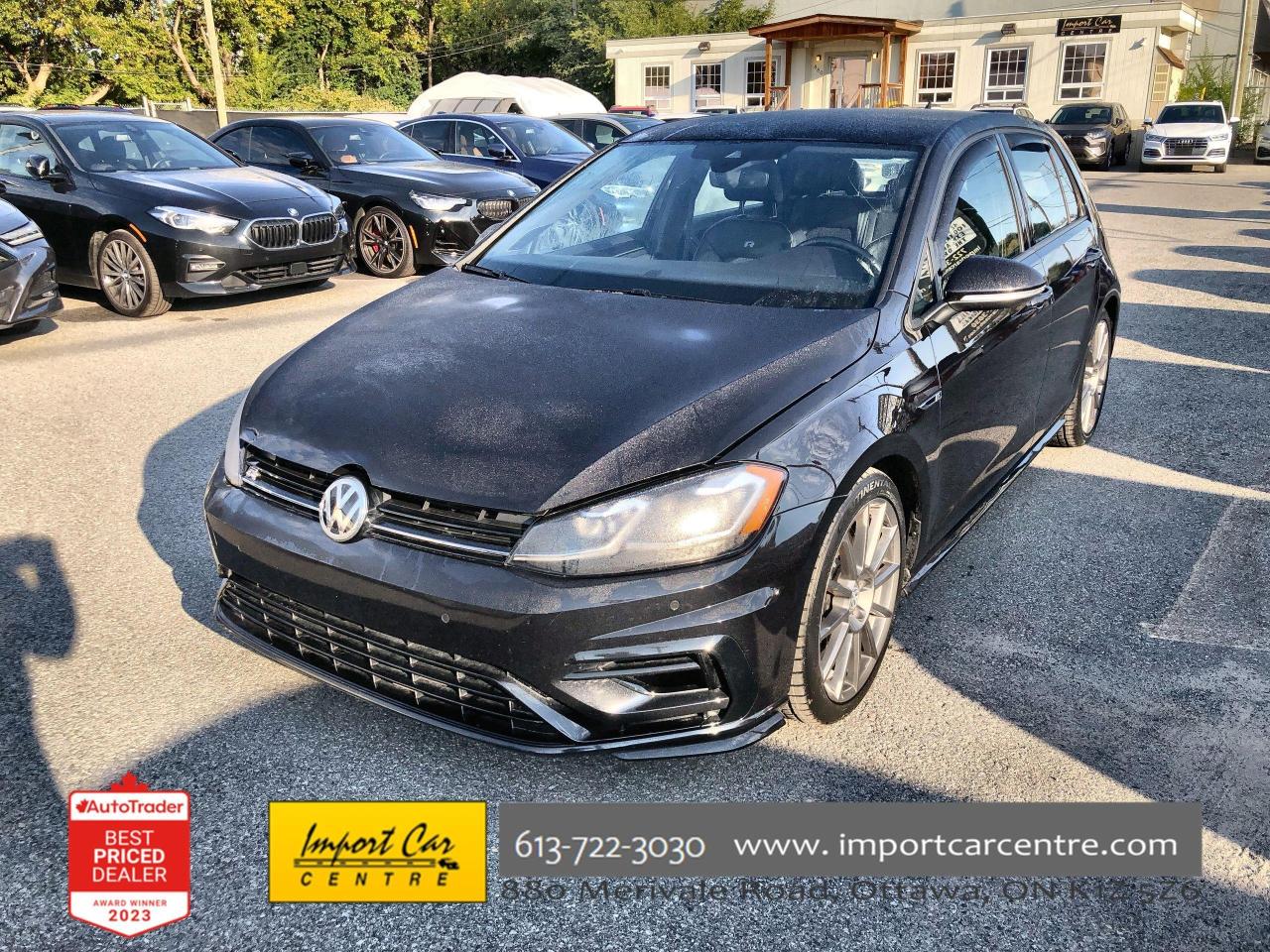 Used 2019 Volkswagen Golf R 2.0 TSI DRIVERS ASSISTANCE PKG, 6SPD, LEATHER, NAV for sale in Ottawa, ON