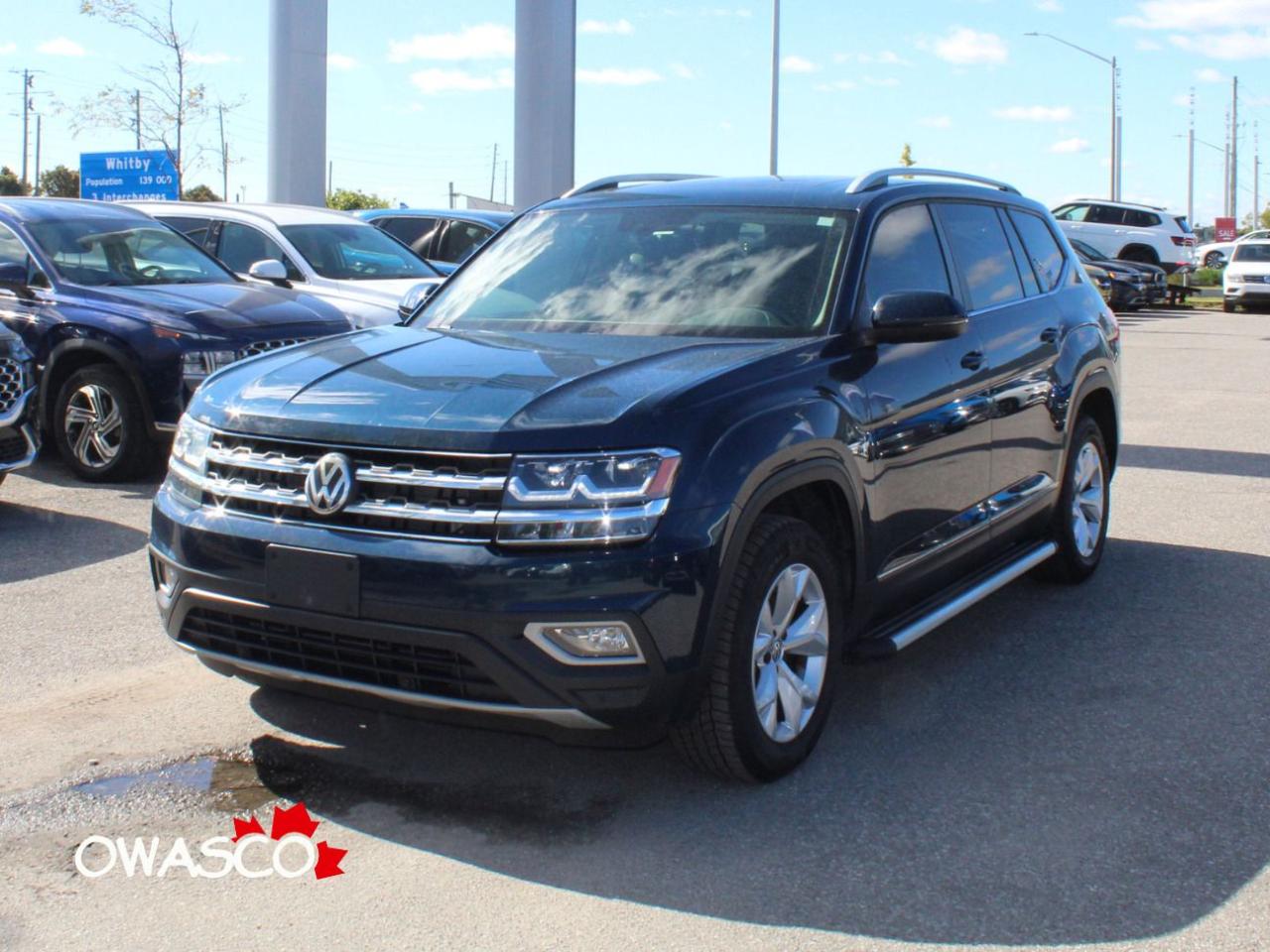 Used 2018 Volkswagen Atlas 3.6L Clean CarFax! Certified! for sale in Whitby, ON