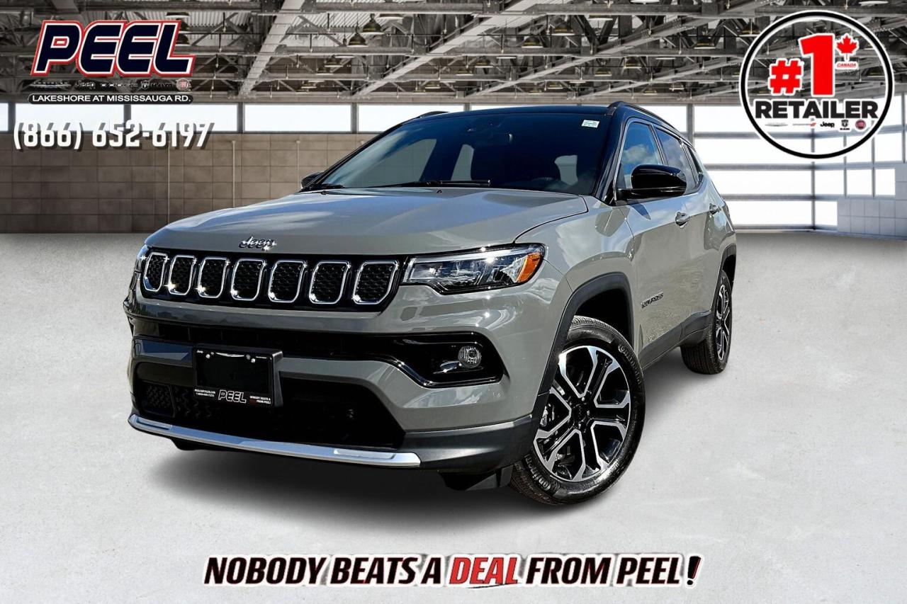 Used 2024 Jeep Compass Limited | Heated Leather | Safety Tech | 4X4 for sale in Mississauga, ON