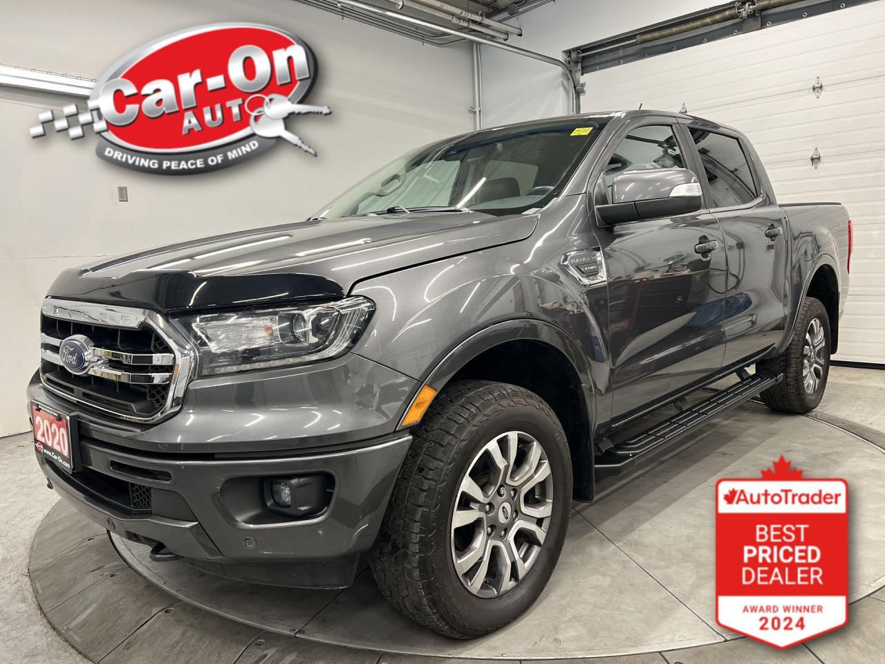 Used 2020 Ford Ranger LARIAT 4x4 | CREW | LEATHER | CARPLAY | BLIND SPOT for sale in Ottawa, ON