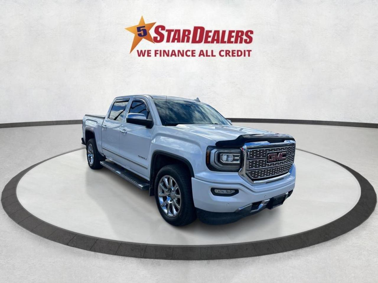 Denali NAV LEATHER SUNROOF! WE FINANCE ALL CREDIT! 700+ VEHICLES IN STOCK
Instant Financing Approvals CALL OR TEXT 519+702+8888! OVER 700 CARS IN STOCK !Our Team will secure the Best Interest Rate from over 30 Auto Financing Lenders that can get you APPROVED! We also have access to in-house financing and leasing to help restore your credit.
Financing available for all credit types! Whether you have Great Credit, No Credit, Slow Credit, Bad Credit, Been Bankrupt, On Disability, Or on a Pension,  for your car loan Guaranteed! For Your No Hassle, Same Day Auto Financing Approvals CALL OR TEXT 519+702+8888.
$0 down options available with low monthly payments! At times a down payment may be required for financing. Apply with Confidence at https://www.5stardealer.ca/finance-application/ Looking to just sell your vehicle? WE BUY EVERYTHING EVEN IF YOU DONT BUY OURS: https://www.5stardealer.ca/instant-cash-offer/
The price of the vehicle includes a $480 administration charge. HST and Licensing costs are extra.
*Standard Equipment is the default equipment supplied for the Make and Model of this vehicle but may not represent the final vehicle with additional/altered or fewer equipment options.