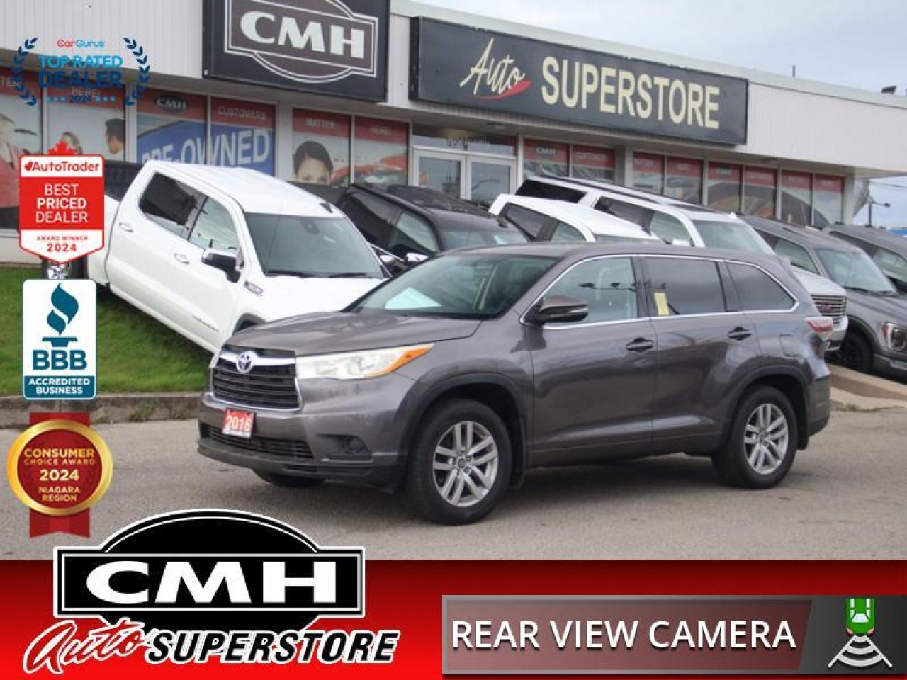 Used 2016 Toyota Highlander LE  CAM BLUETOOTH 8-PASS 18-AL for sale in St. Catharines, ON