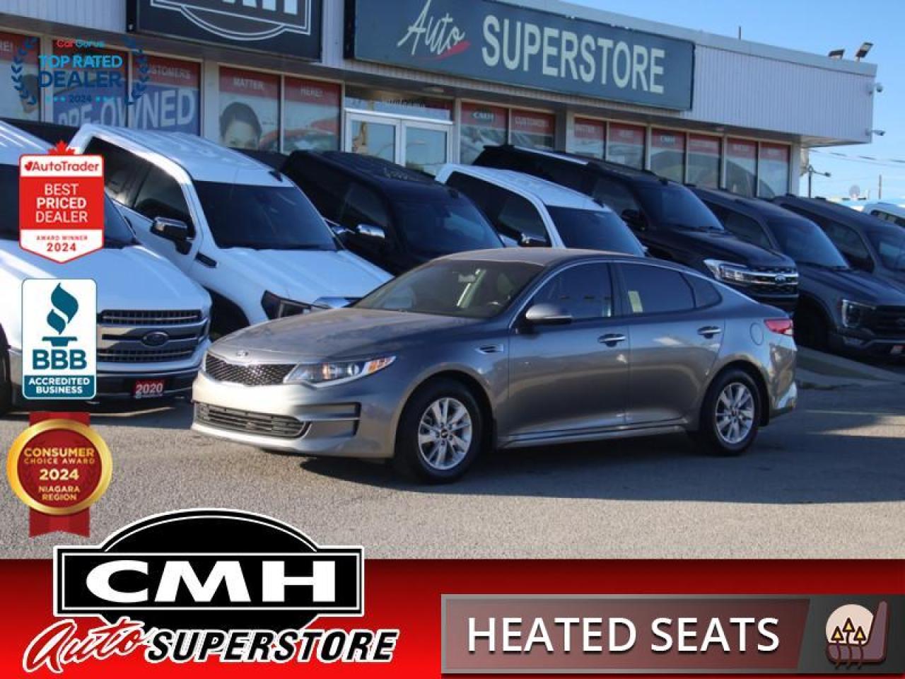 Used 2018 Kia Optima LX Auto  BLUETOOTH HTD-SEATS 16-ALLOYS for sale in St. Catharines, ON