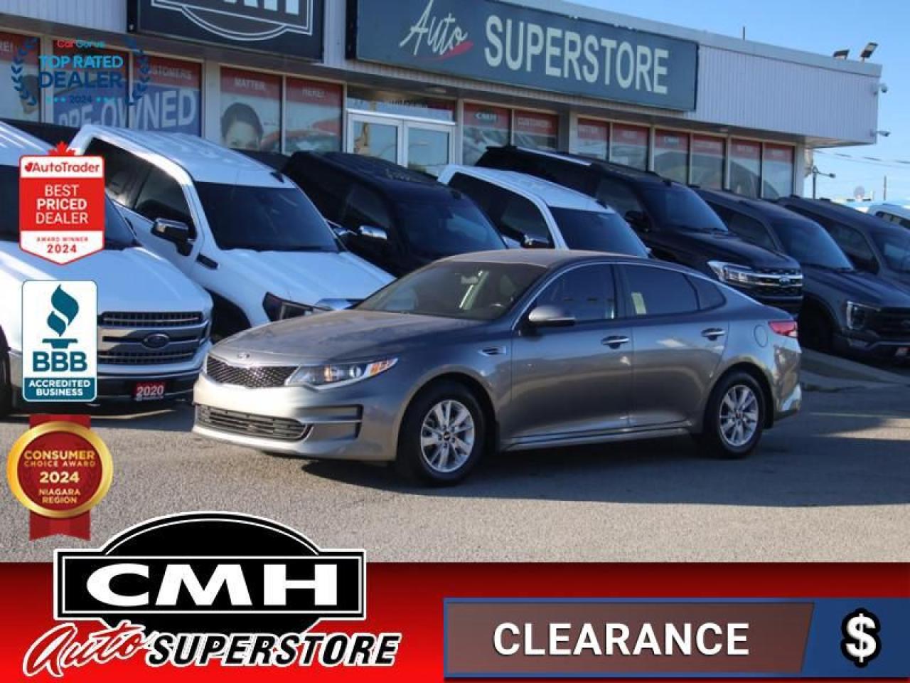 Used 2018 Kia Optima LX Auto  BLUETOOTH HTD-SEATS 16-ALLOYS for sale in St. Catharines, ON