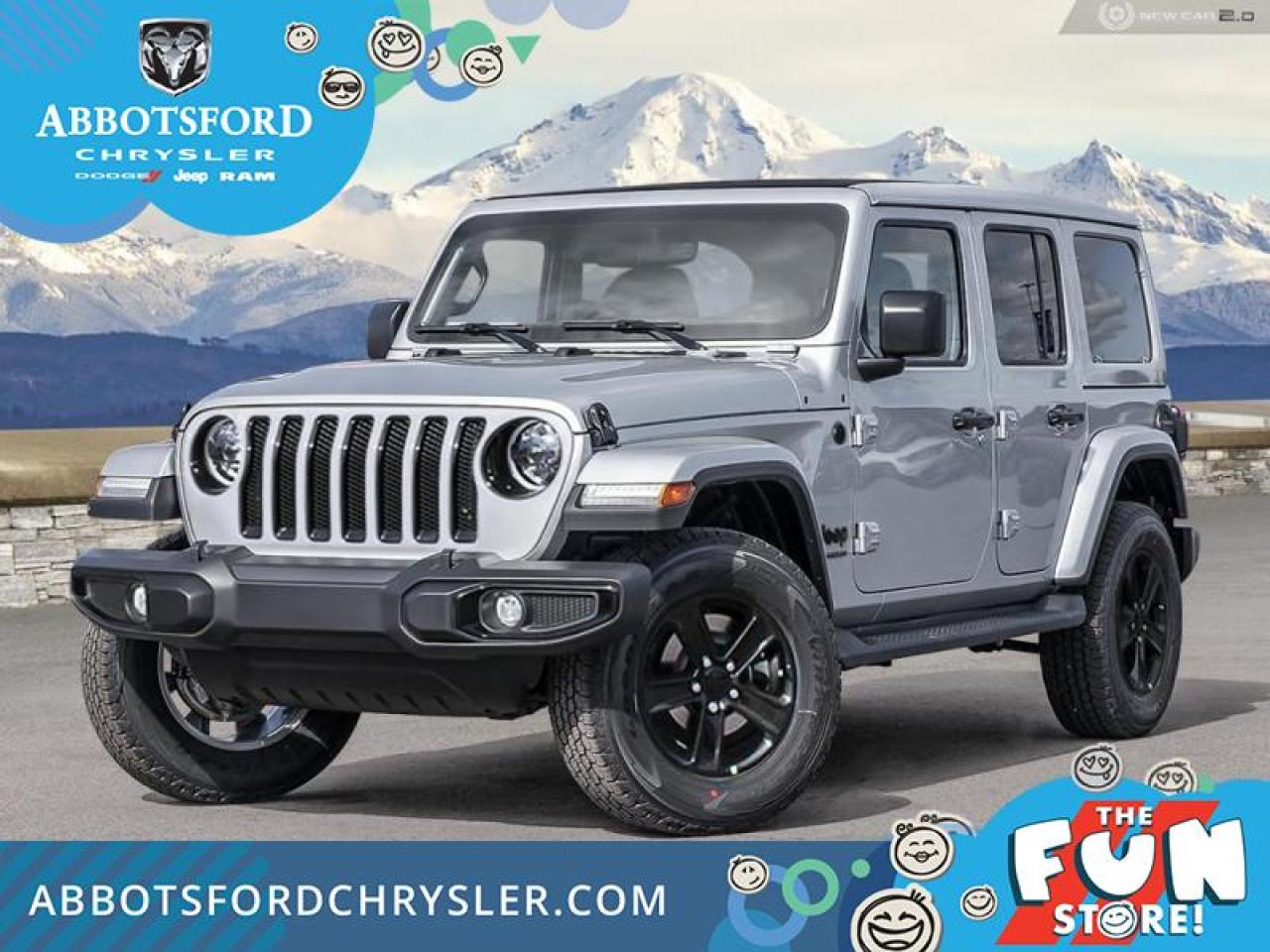 New 2023 Jeep Wrangler Sahara Altitude  - Heated Seats - $228.97 /Wk for sale in Abbotsford, BC