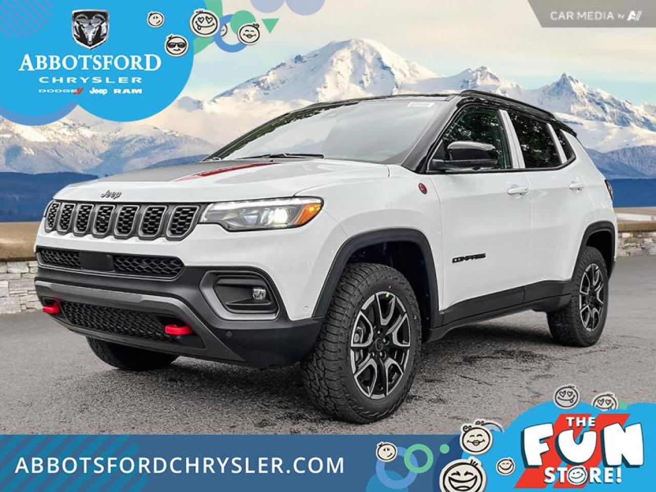 New 2025 Jeep Compass Trailhawk  - Sunroof - $171.62 /Wk for sale in Abbotsford, BC