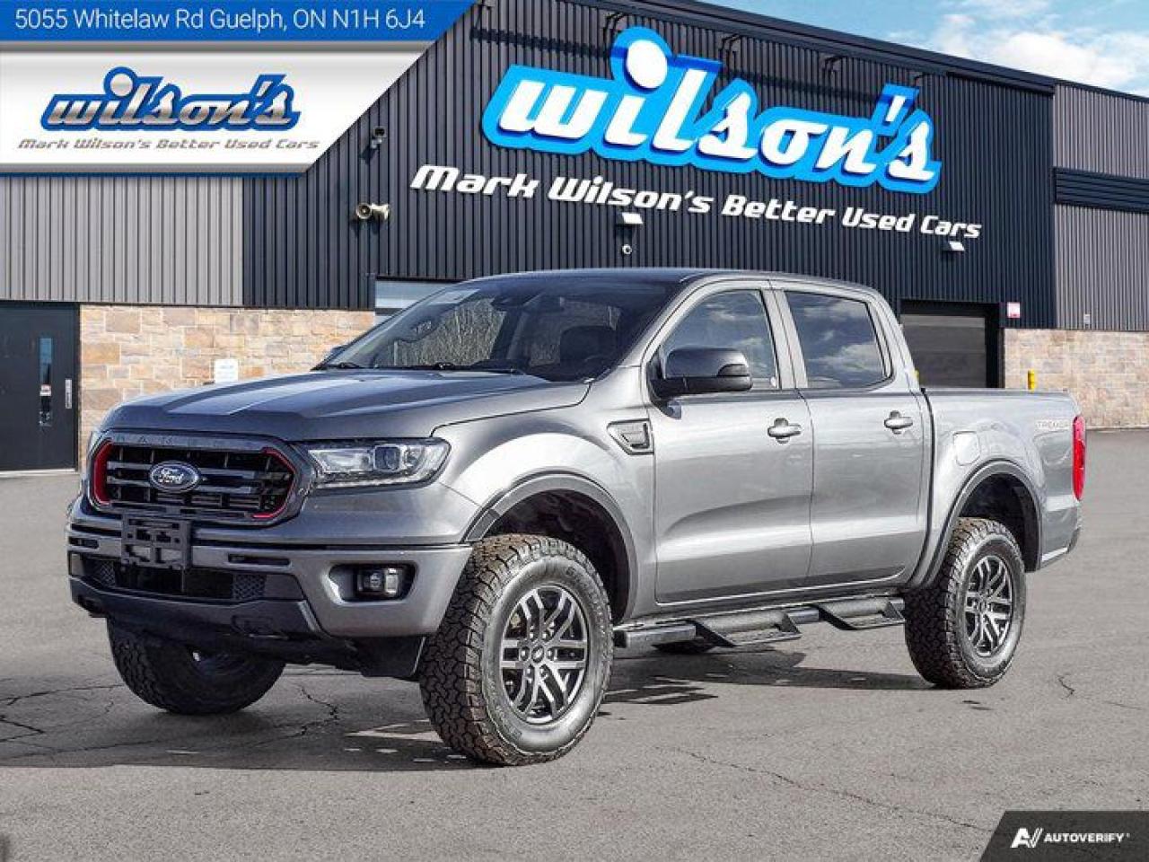 Used 2023 Ford Ranger LARIAT Crew 4WD Tremor! Split Leather, Heated Seats, CarPlay + Android, Bluetooth, Rear Camera for sale in Guelph, ON