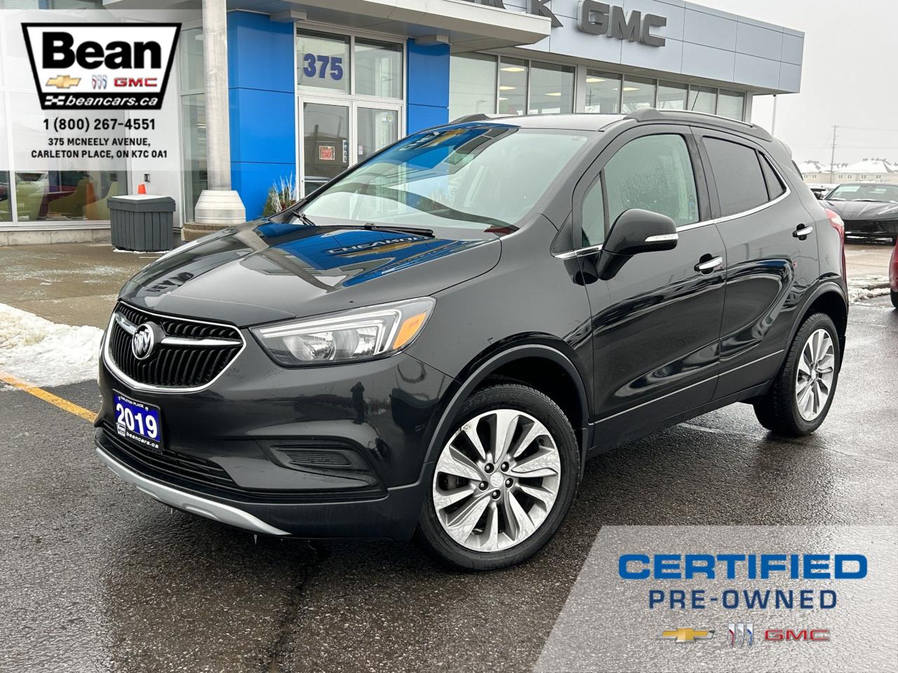 Used 2019 Buick Encore Preferred 1.4L 4 CYL WITH REMOTE START/ENTRY, HEATED MIRRORS, CRUISE CONTROL, REAR VISION CAMERA, APPLE CARPLAY AND ANDROID AUTO for sale in Carleton Place, ON