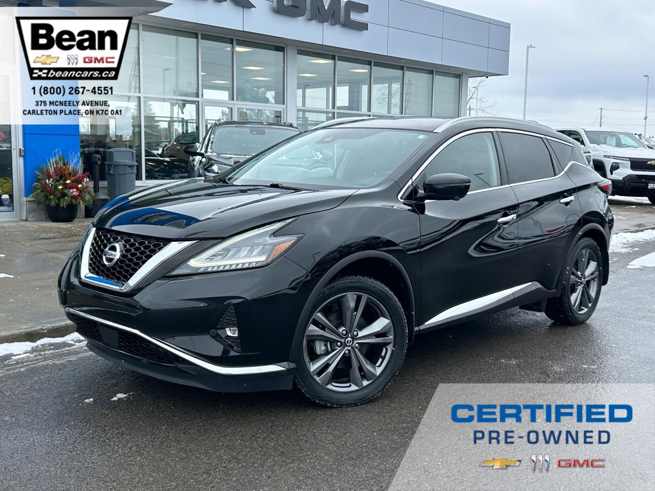 Used 2020 Nissan Murano Platinum 3.5L V6 WITH REMOTE START/ENTRY, SUNROOF, HEATED SEATS, VENTILATED SEATS, HEATED STEERING WHEEL, AROUND VIEW MONITOR, BOSE SOUND SYSTEM for sale in Carleton Place, ON