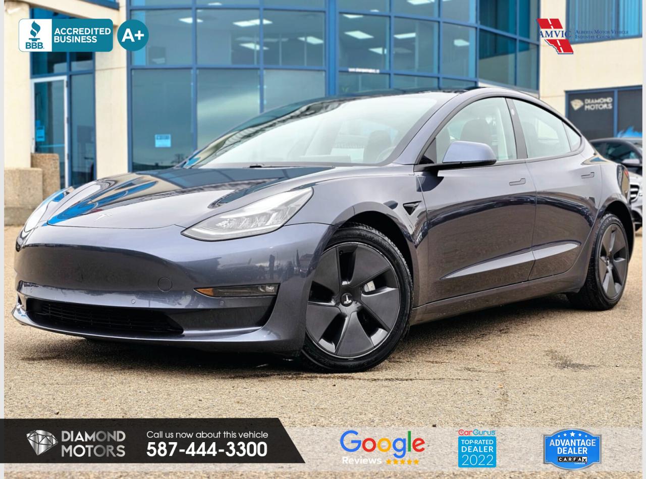 Used 2021 Tesla Model 3 Long Range AWD w/ Autopilot and Acceleration boost for sale in Edmonton, AB