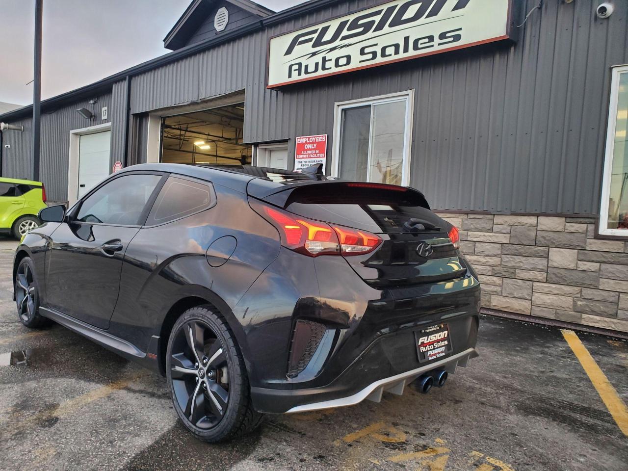 2019 Hyundai Veloster Turbo manual-SUNROOF-REAR CAMERA-HEATED SEATS-BLUE - Photo #3