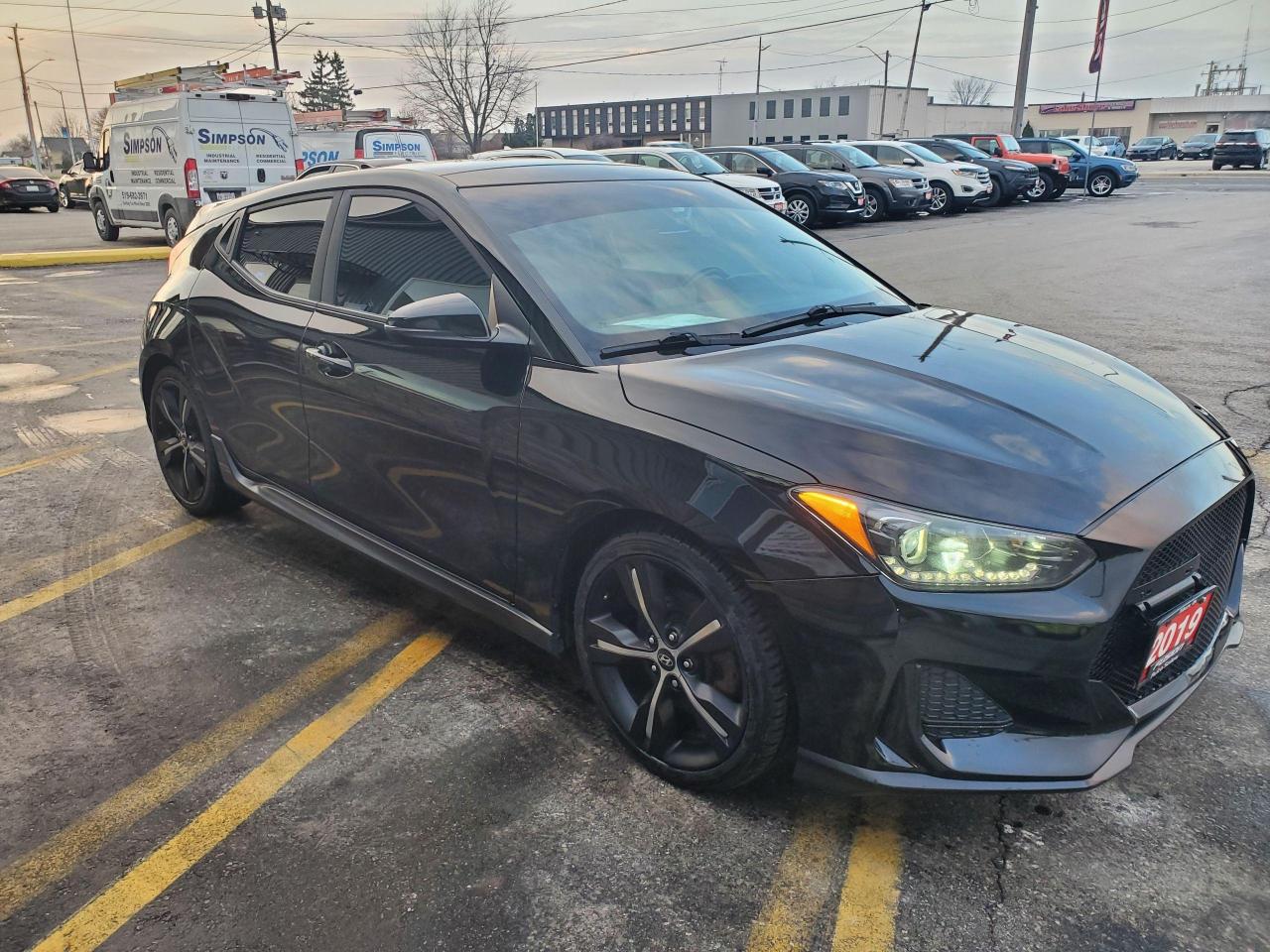 2019 Hyundai Veloster Turbo manual-SUNROOF-REAR CAMERA-HEATED SEATS-BLUE - Photo #6