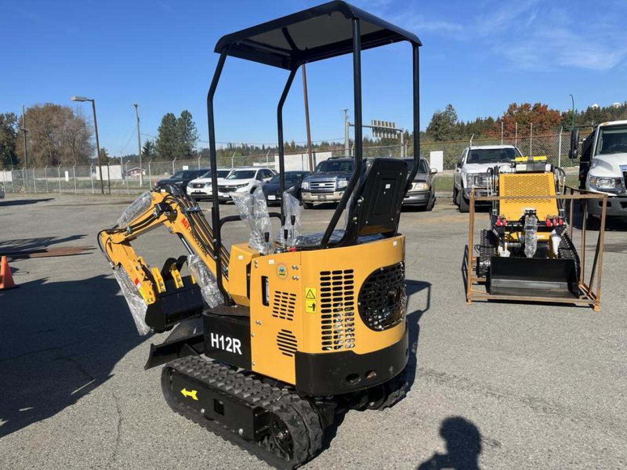 2024 AGT Mini Excavator H12R, 420CC Gas Engine, Pull Start only, Model number: H12R, Load: 845Kgs, Engine Model: R420, Engine Serial number: A2407129888, Engine Date: 240712, Engine Familiy: RCRPS4202GA, yellow exterior, black interior, vinyl.  $5,890.00 plus $375 processing fee, $6,265.00 total payment obligation before taxes.  Listing report, warranty, contract commitment cancellation fee, financing available on approved credit (some limitations and exceptions may apply). All above specifications and information is considered to be accurate but is not guaranteed and no opinion or advice is given as to whether this item should be purchased. We do not allow test drives due to theft, fraud, acts of vandalism and undetectable impaired driving. Instead we provide the following benefits: Complimentary Warranty (with options to extend), Limited Money Back Satisfaction Guarantee on Fully Completed Contracts, Contract Commitment Cancellation, and an Open-Ended Sell-Back Option. Ask seller for details or call 604-522-REPO(7376) to confirm listing availability.