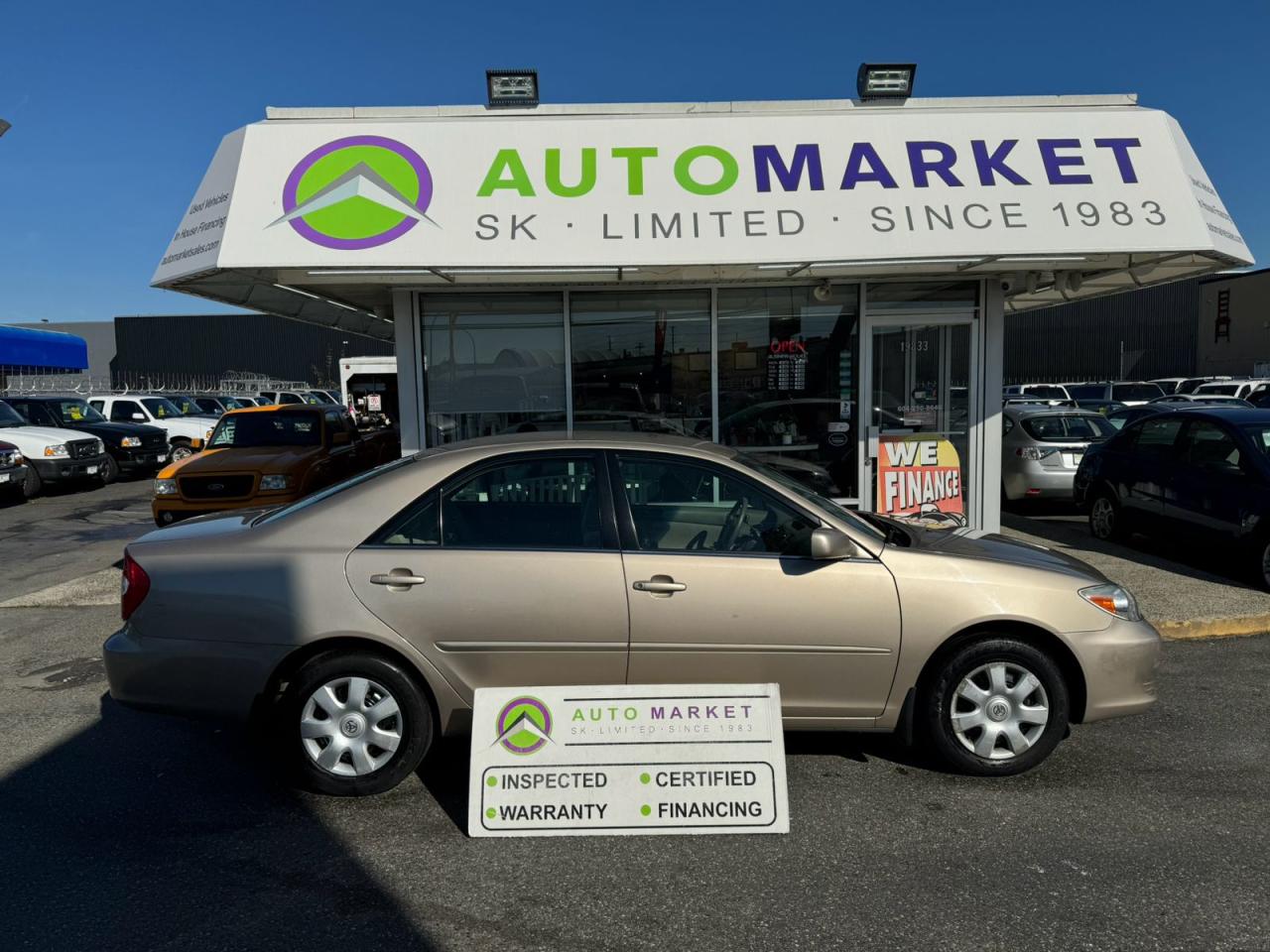 Used 2004 Toyota Camry LE 95KM'S!! AUTO, INSPECTED w/BCAA MBRSHP & WRNTY! IN HOUSE FINANCE IT! for sale in Langley, BC