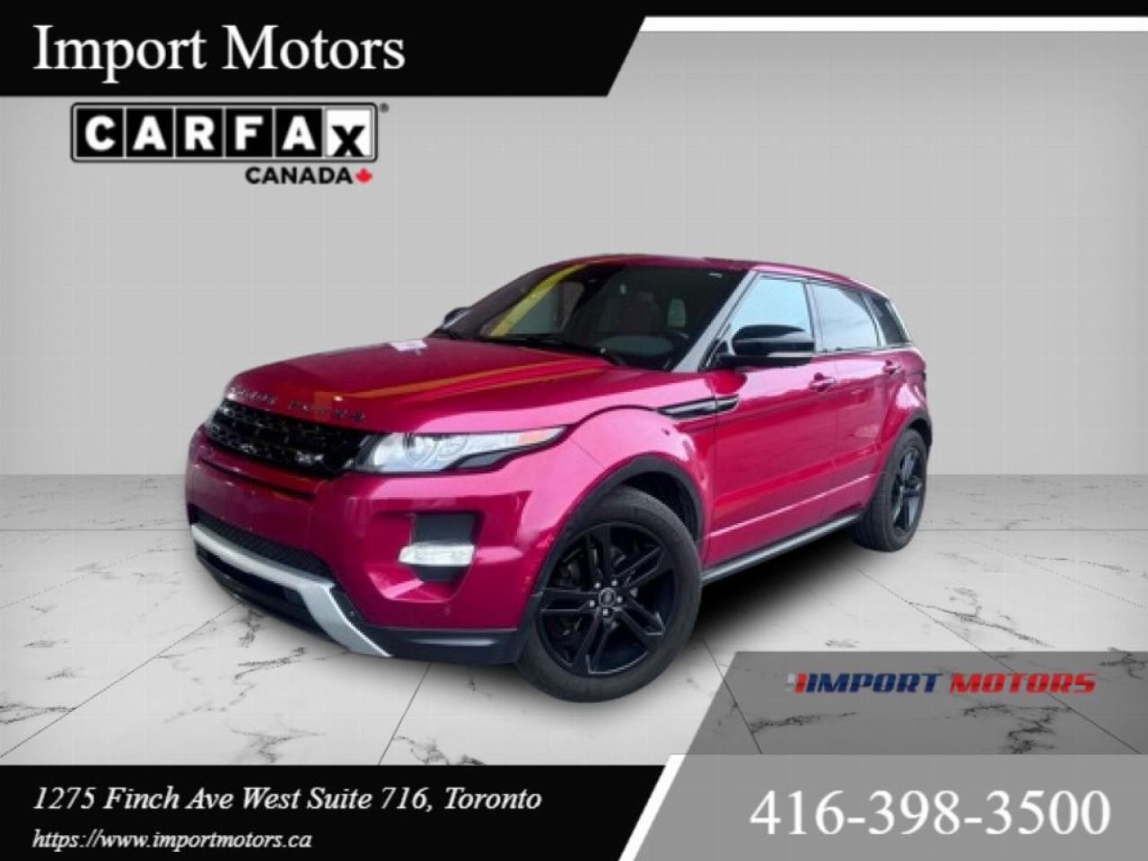 Used 2013 Land Rover Evoque 4dr Coupe Dynamic Premium for sale in North York, ON