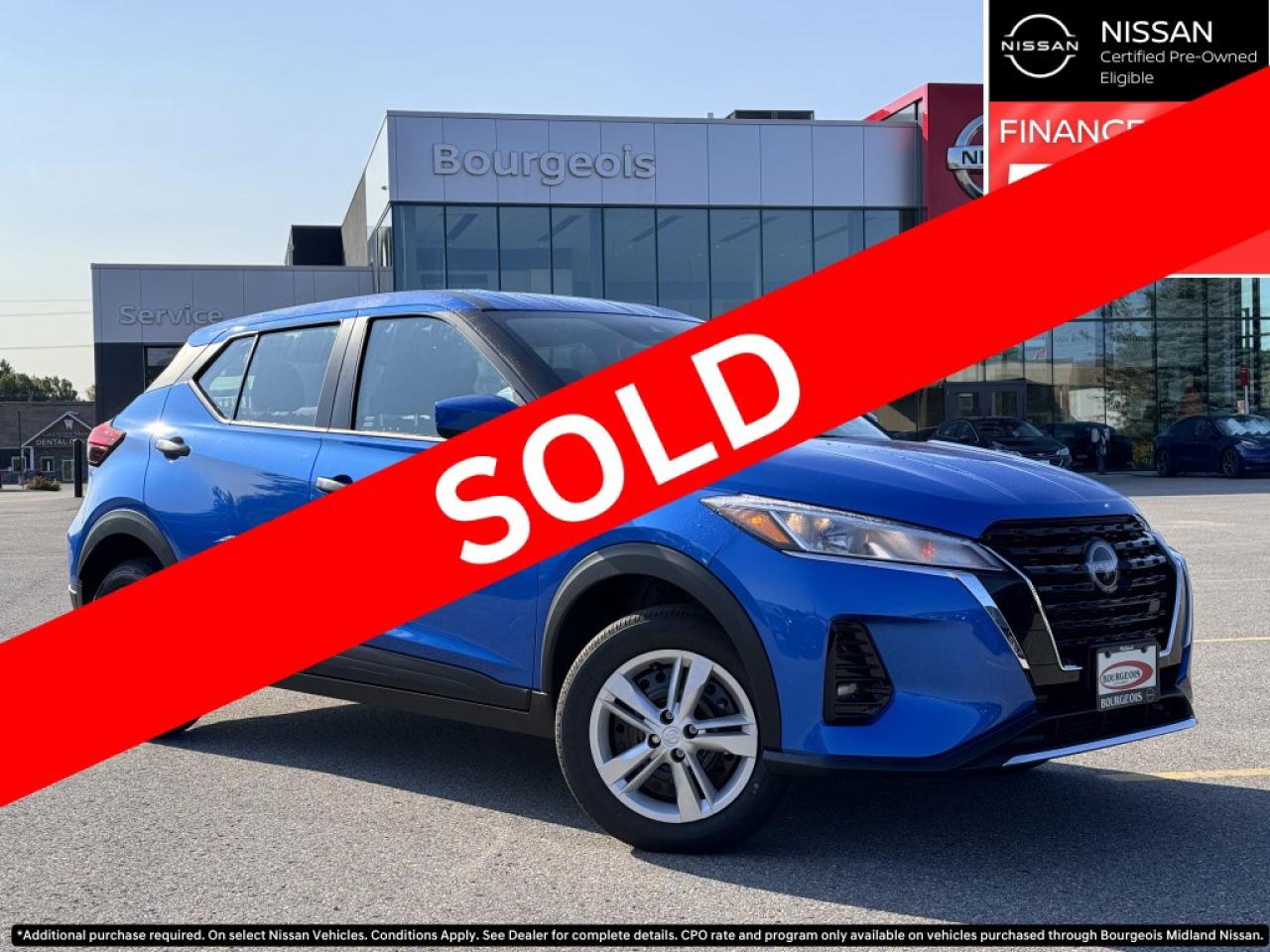 Used 2024 Nissan Kicks S FWD for sale in Midland, ON