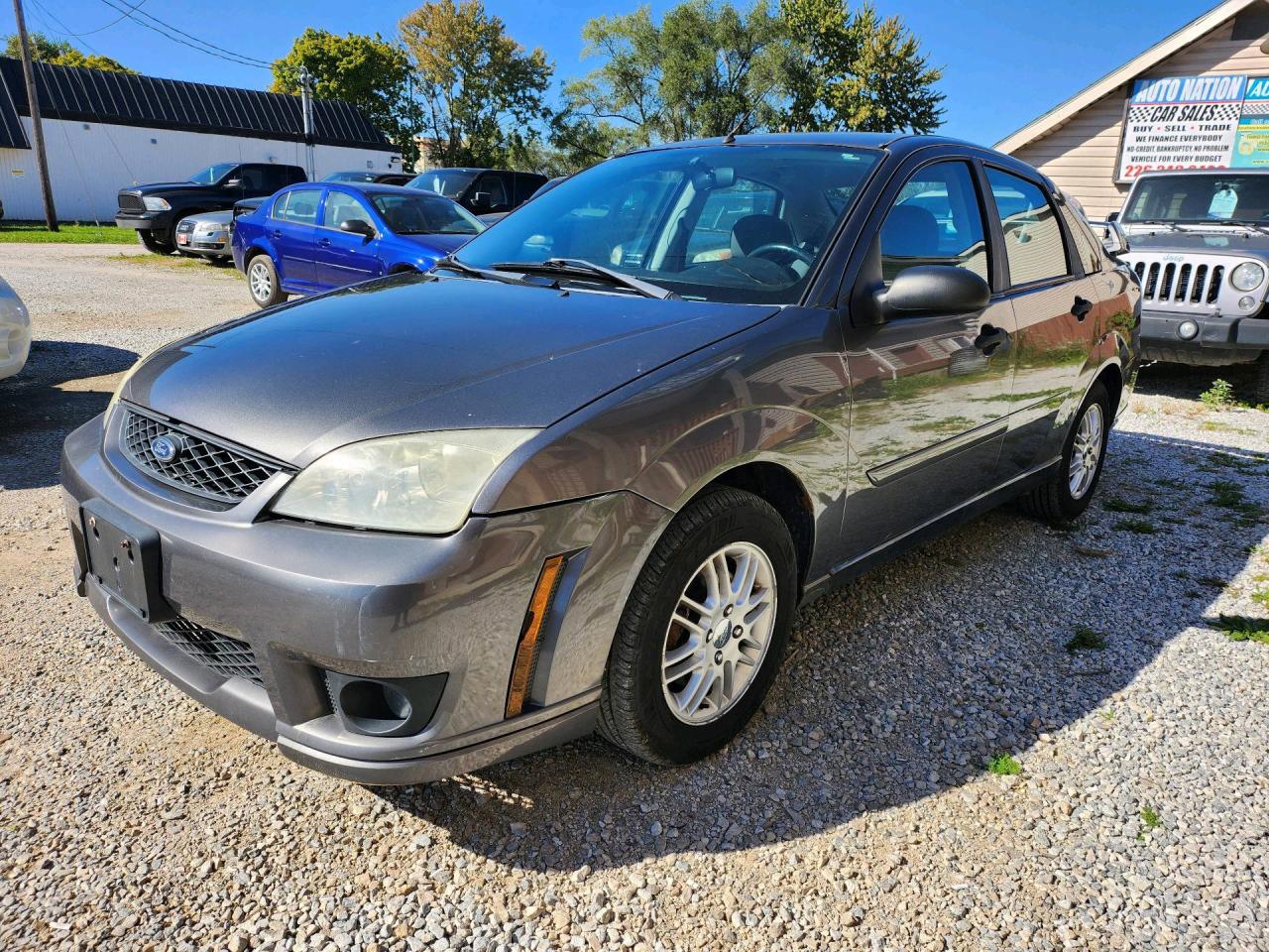 Used 2007 Ford Focus 4dr Sdn S with Safety and Warranty, Financing available for sale in Windsor, ON