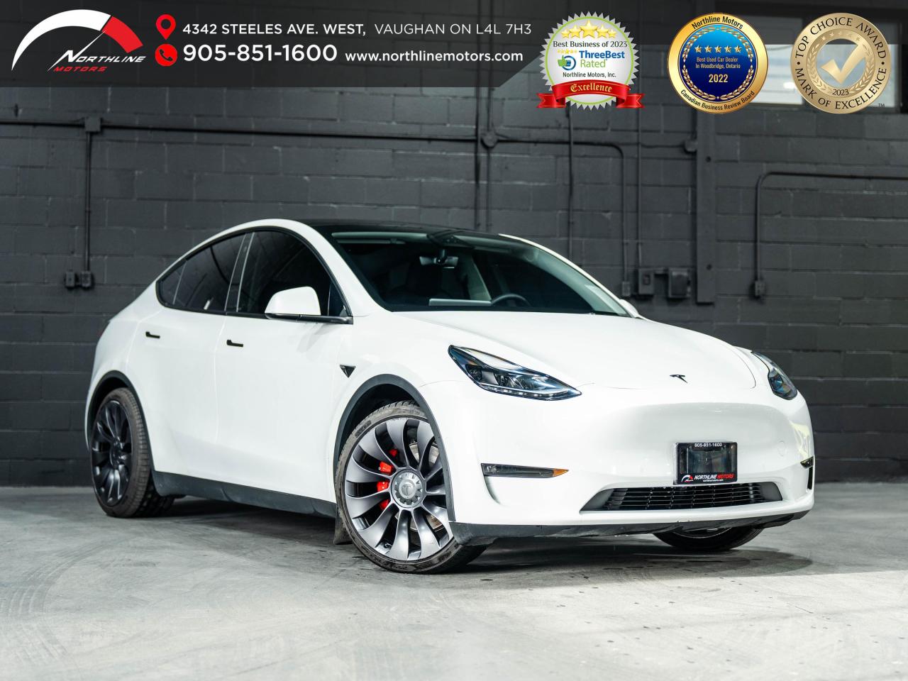 Used 2021 Tesla Model Y Performance AWD/CLEAN CARFAX for sale in Vaughan, ON