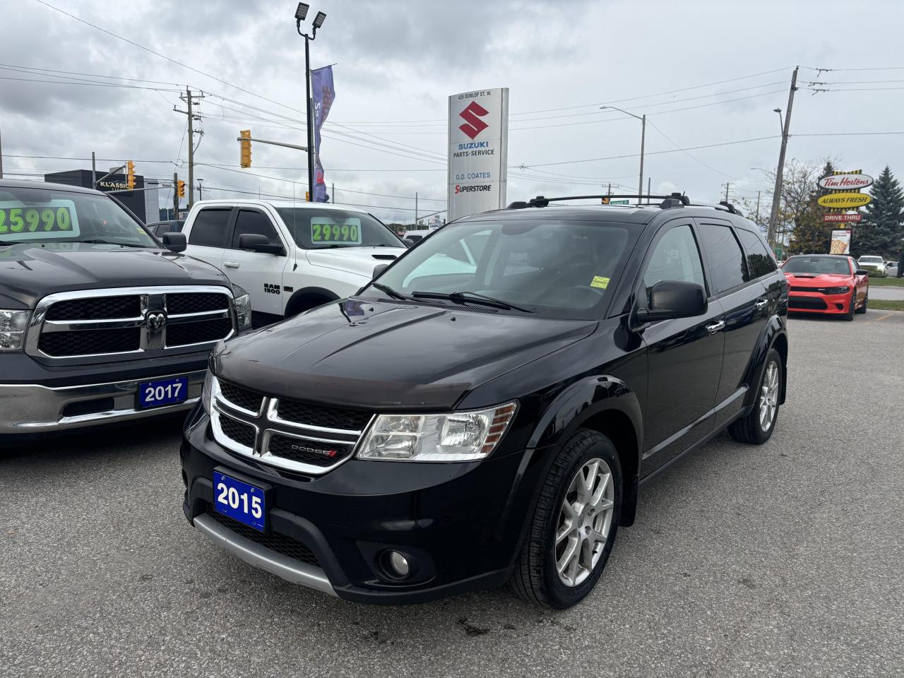 Used 2015 Dodge Journey R/T AWD ~Heated Leather ~Moonroof ~Camera ~Alloys for sale in Barrie, ON