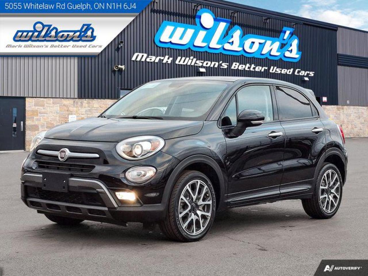 Used 2017 Fiat 500 X Trekking Panoramic Sunroof, Remote Start, Rear Camera, Bluetooth, 18