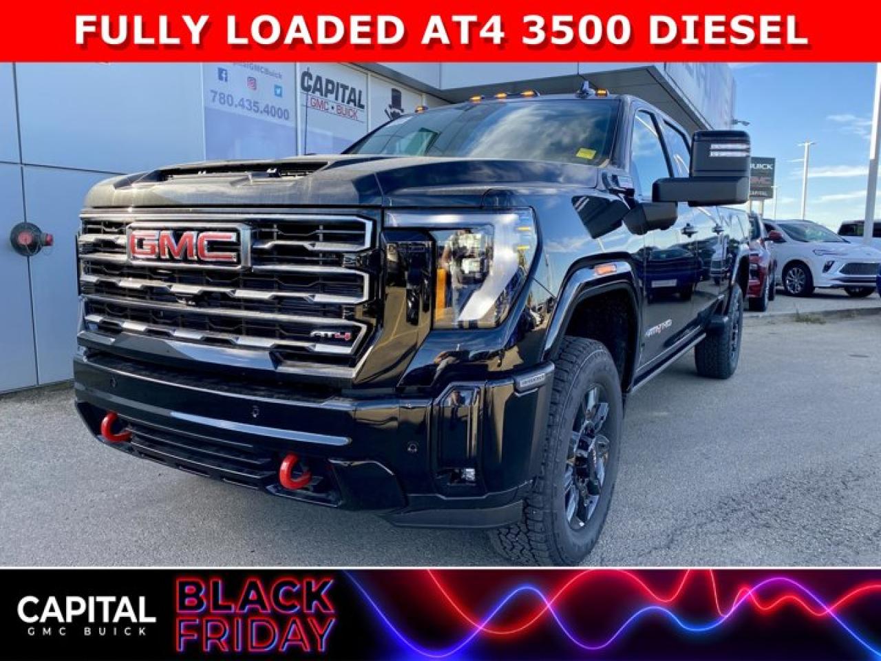 New 2025 GMC Sierra 3500 HD Crew Cab AT4 for sale in Edmonton, AB