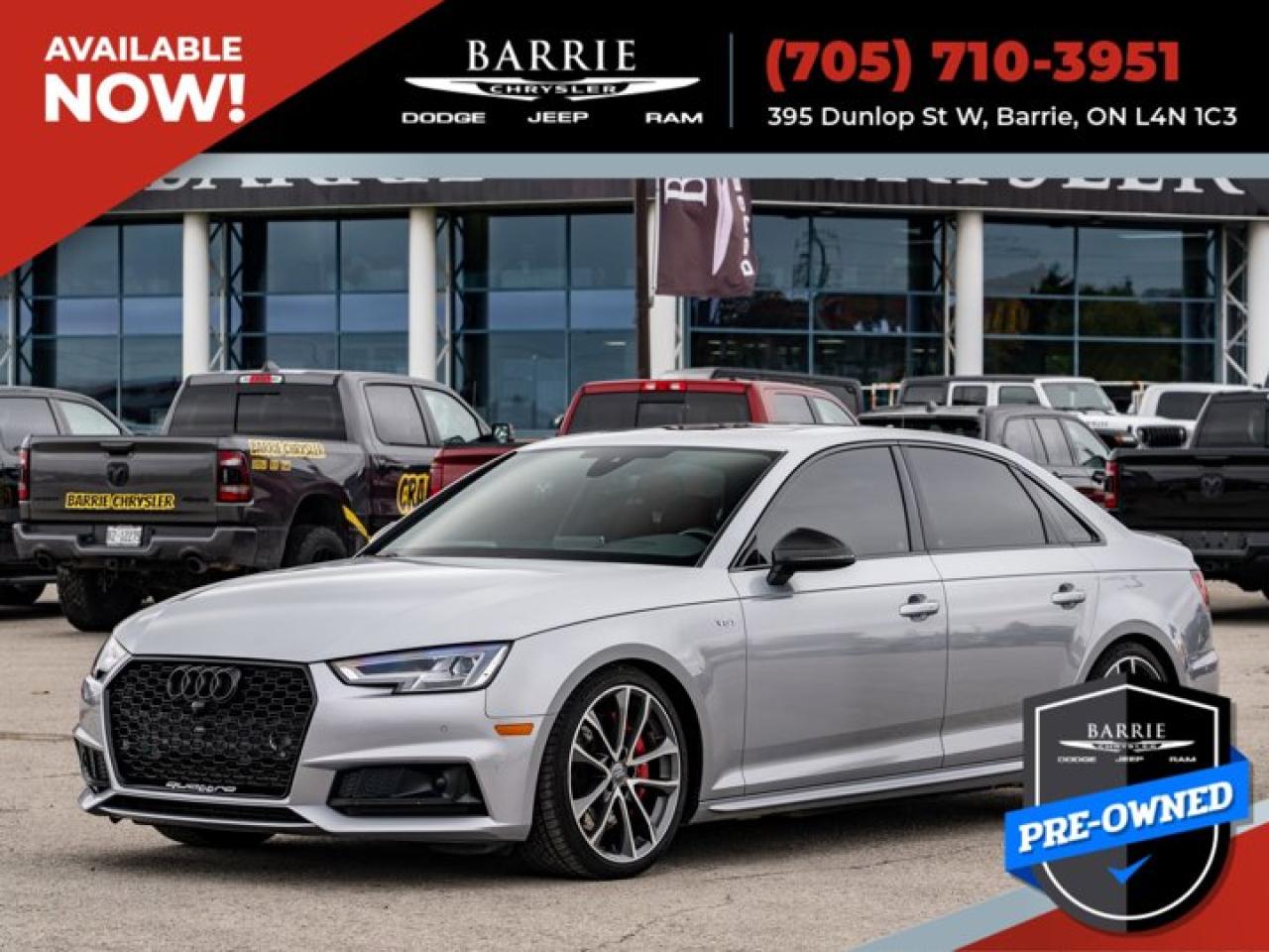 Used 2018 Audi S4 Sedan Technik for sale in Barrie, ON