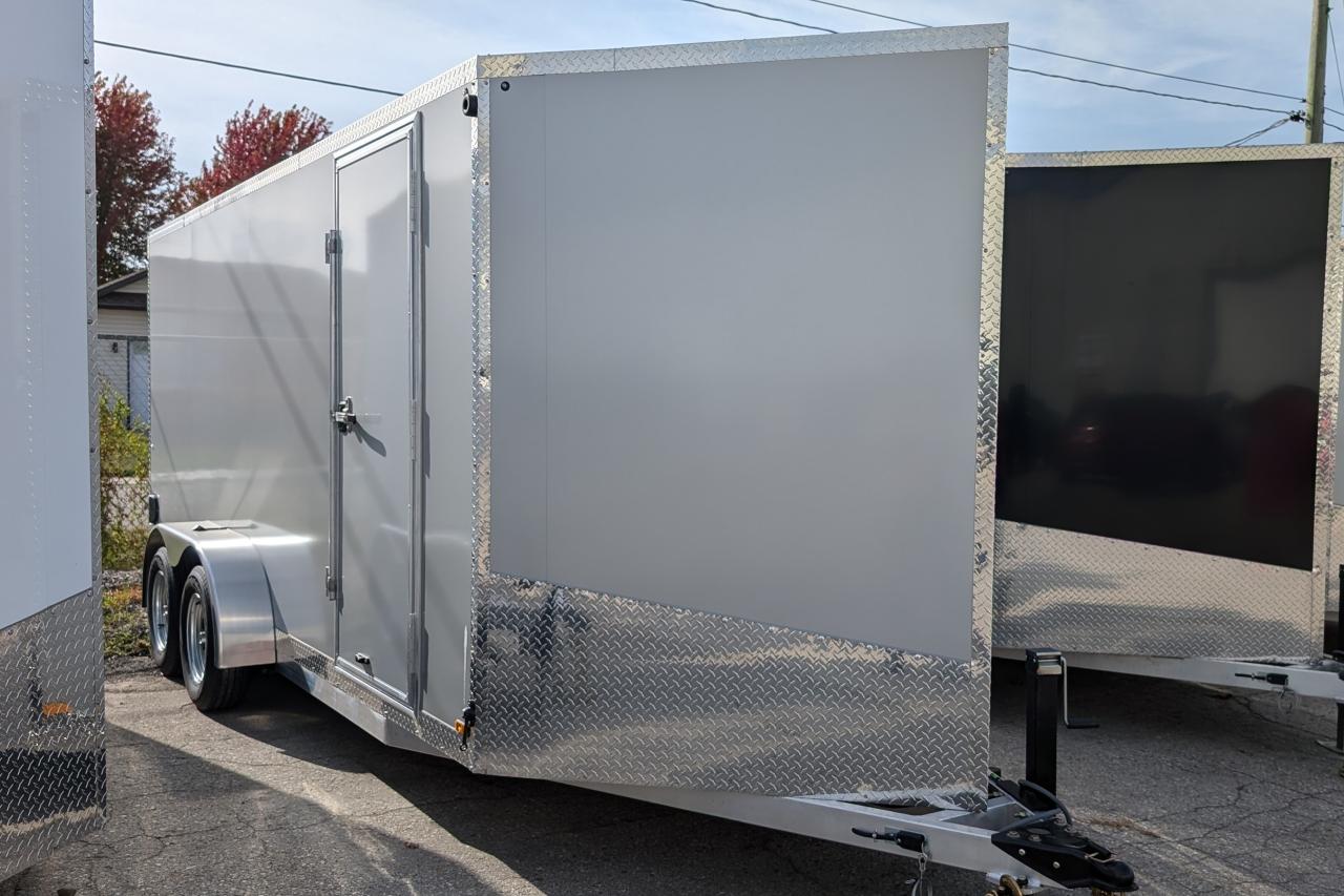 New 2024 Canadian Trailer Company 7x16 V-Nose Cargo Trailer Aluminum Tandem Axle for sale in Guelph, ON