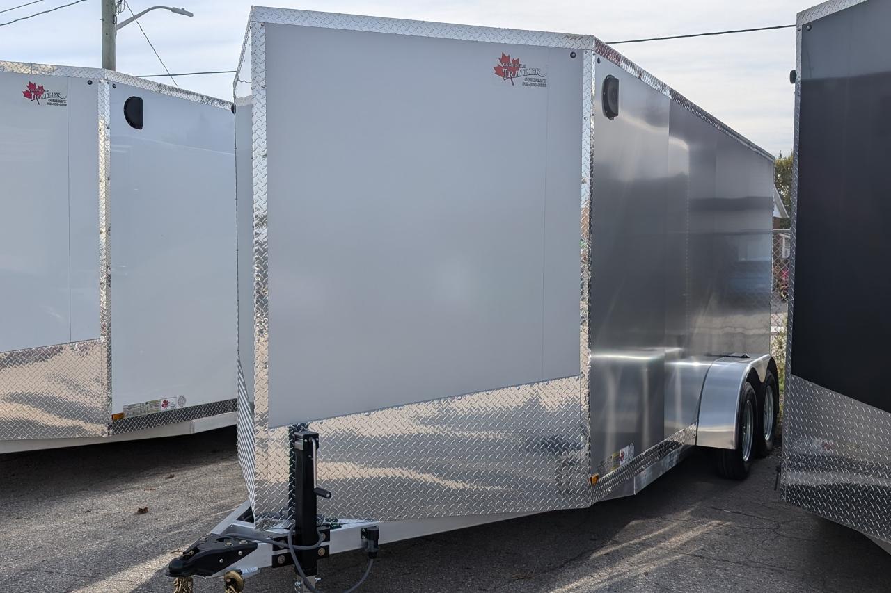 2024 Canadian Trailer Company 7x16 V-Nose Cargo Trailer Aluminum Tandem Axle Photo2