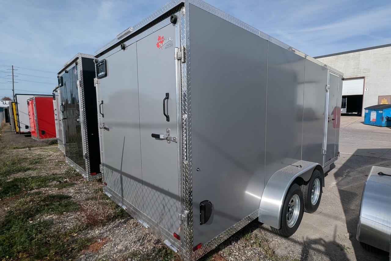 2024 Canadian Trailer Company 7x16 V-Nose Cargo Trailer Aluminum Tandem Axle Photo3