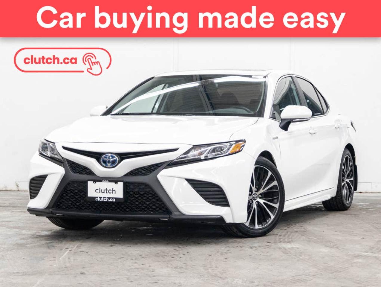 Used 2020 Toyota Camry Hybrid SE w/ Apple CarPlay & Android Auto, Power Moonroof, Dual-Zone A/C for sale in Bedford, NS