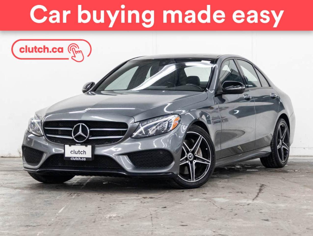 Used 2018 Mercedes-Benz C-Class C 300 4Matic AWD  w/ Heated Front Seats, Dual-Panel Sunroof, Nav for sale in Toronto, ON