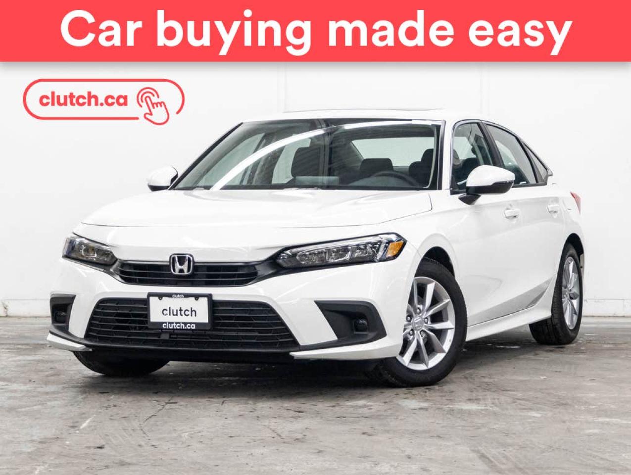 Used 2024 Honda Civic Sedan EX w/ Apple CarPlay & Android Auto, Power Moonroof, Dual-Zone A/C for sale in Toronto, ON