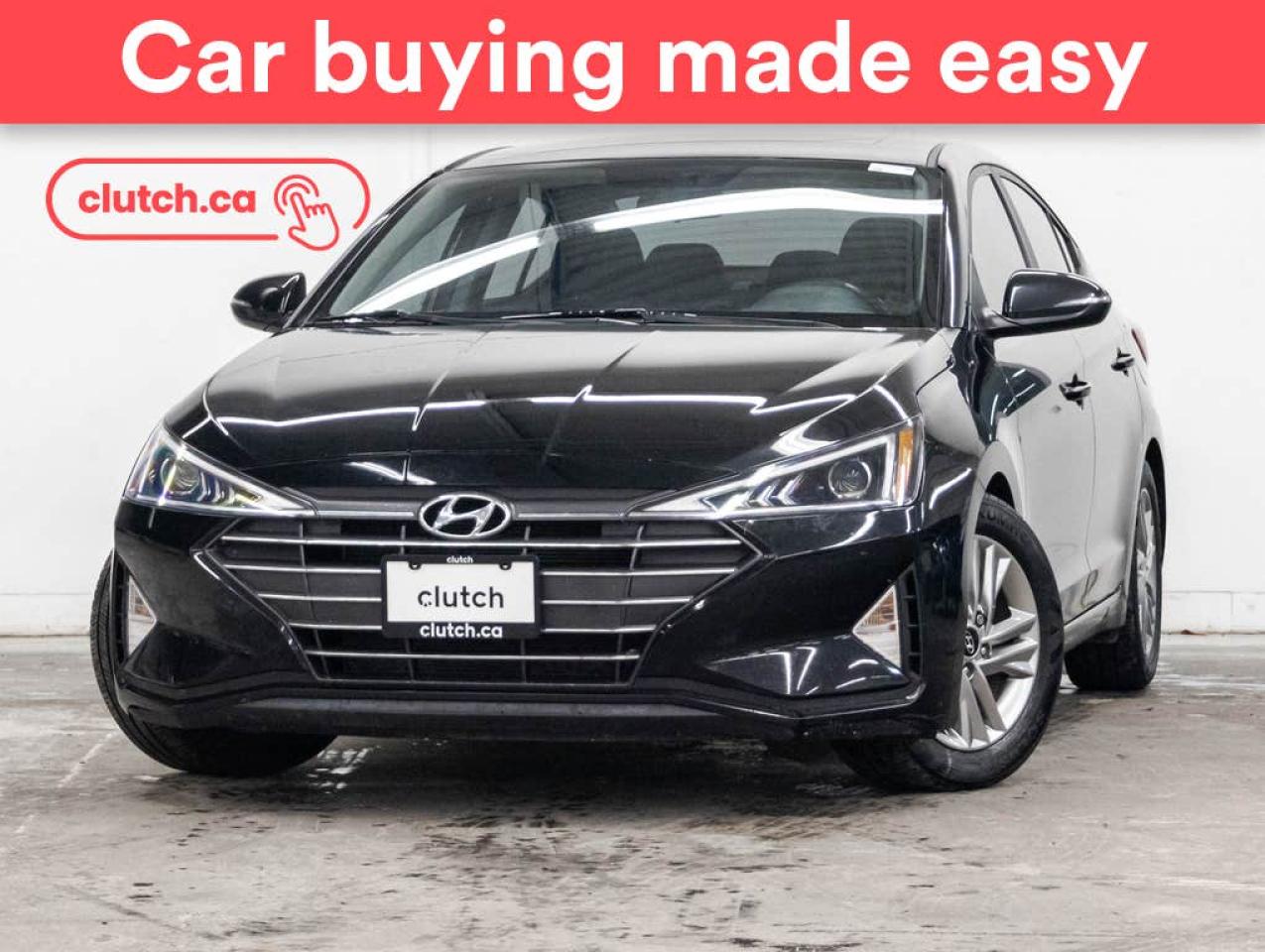 Used 2019 Hyundai Elantra Preferred w/ Apple CarPlay & Android Auto, A/C, Rearview Cam for sale in Toronto, ON