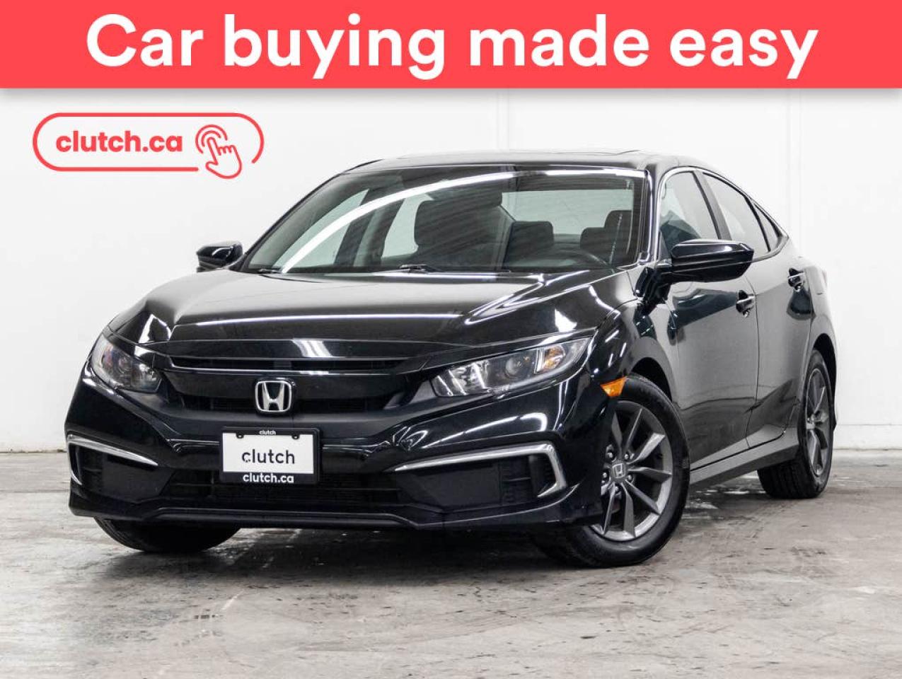 Used 2020 Honda Civic Sedan EX w/ Apple CarPlay & Android Auto, Moonroof, Dual-Zone A/C for sale in Toronto, ON